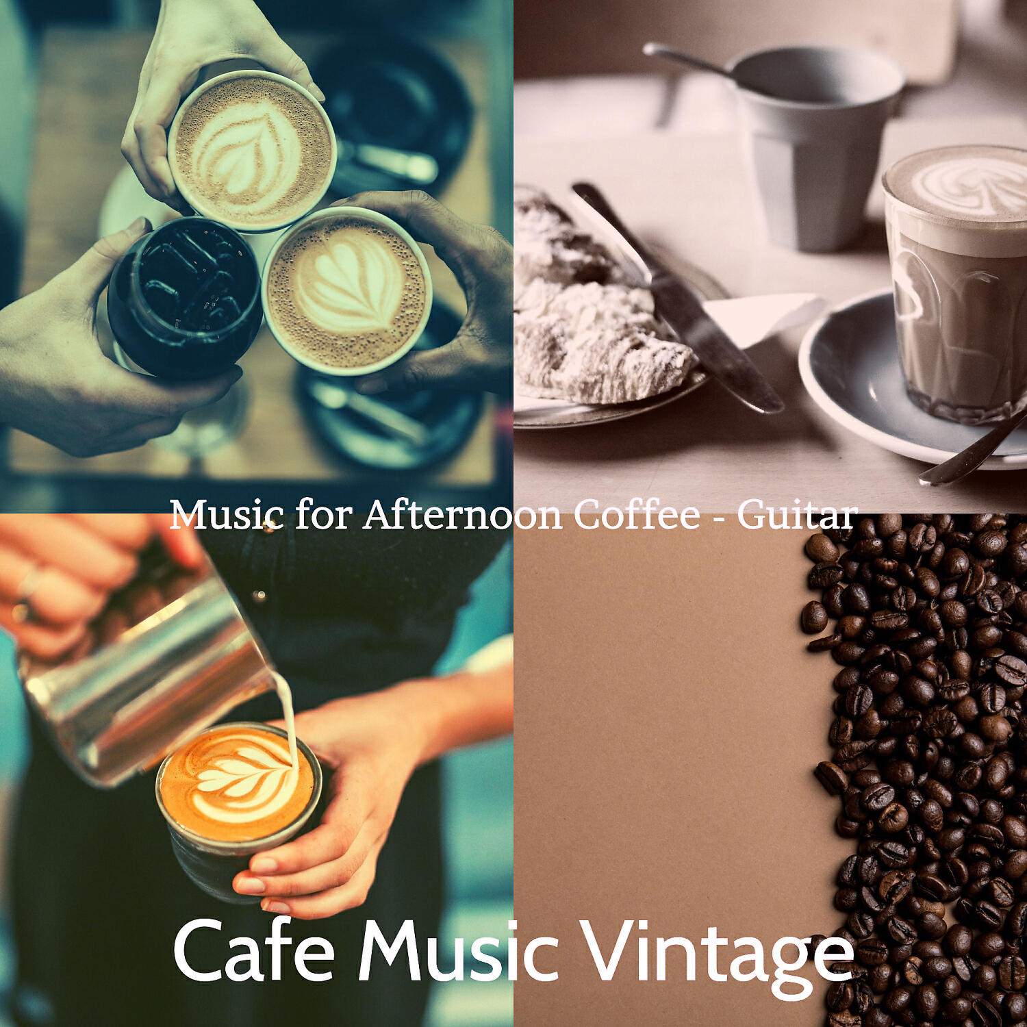 Cafe Music Vintage - Bright Jazz Guitar Trio - Vibe for Mornings