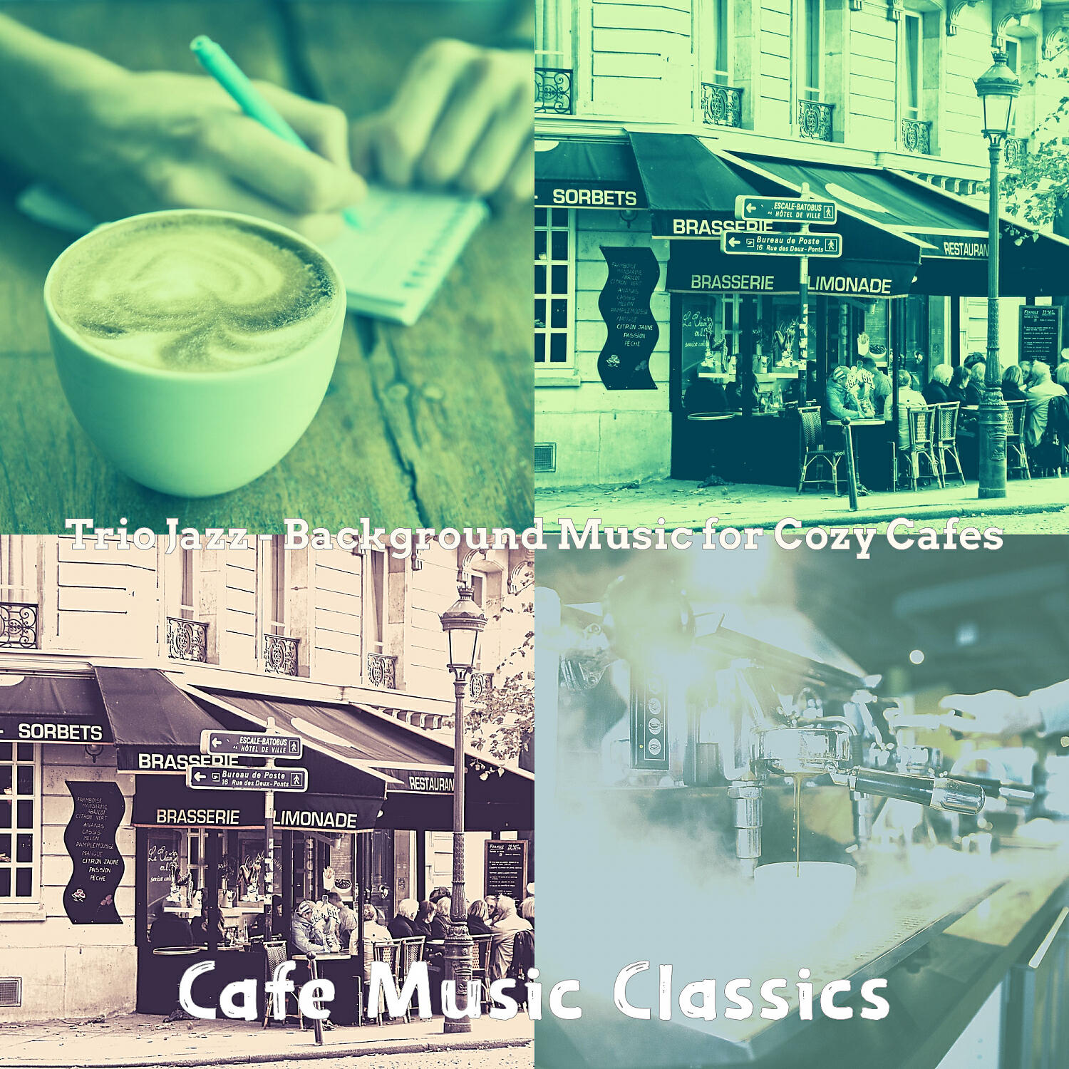 Cafe Music Classics - Retro Jazz Guitar Trio - Vibe for Studying in Coffee Shops