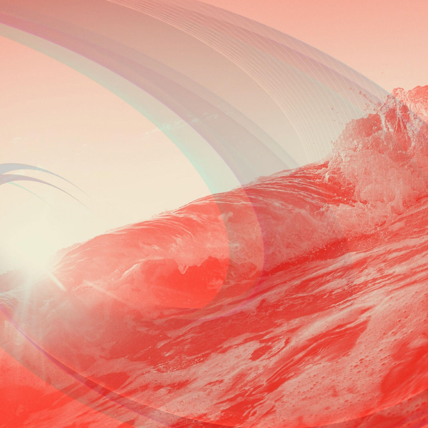 Cheerful ASMR Ocean Waves - Music with Ocean Sounds Soundtrack for Crashing Waves