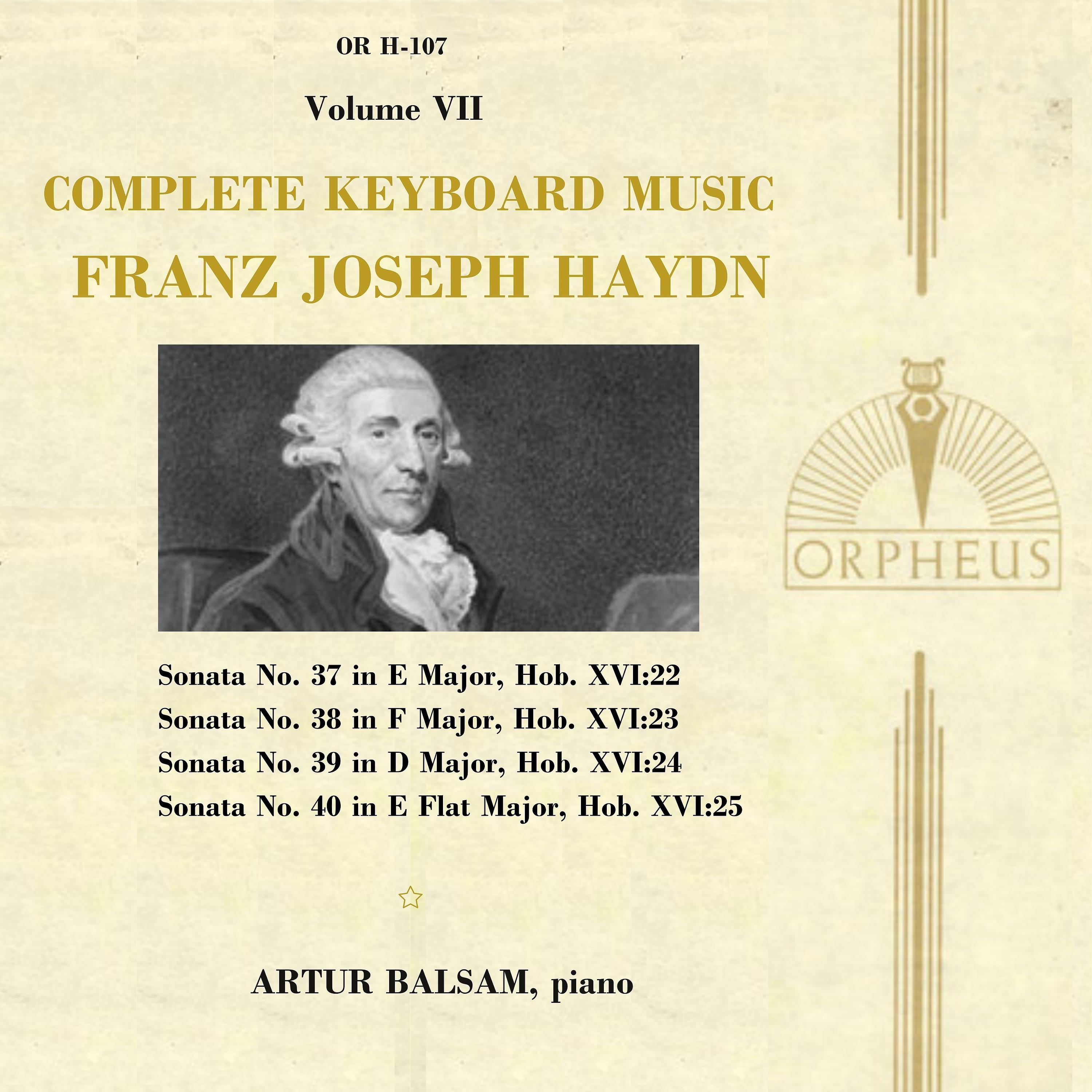 Постер альбома Haydn: Complete Keyboard Music, Volume VII