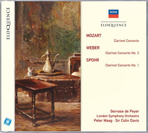 Постер альбома Mozart: Clarinet Concerto; Weber: Clarinet Concerto No.2; Spohr: Clarinet Concerto No.1