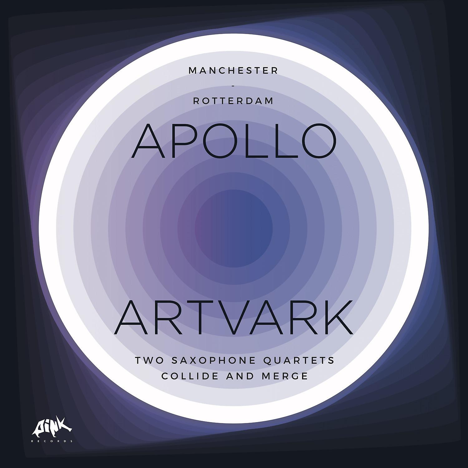Постер альбома Apollo and Artvark - Two Saxophone Quartets Collide and Merge (Manchester - Rotterdam)