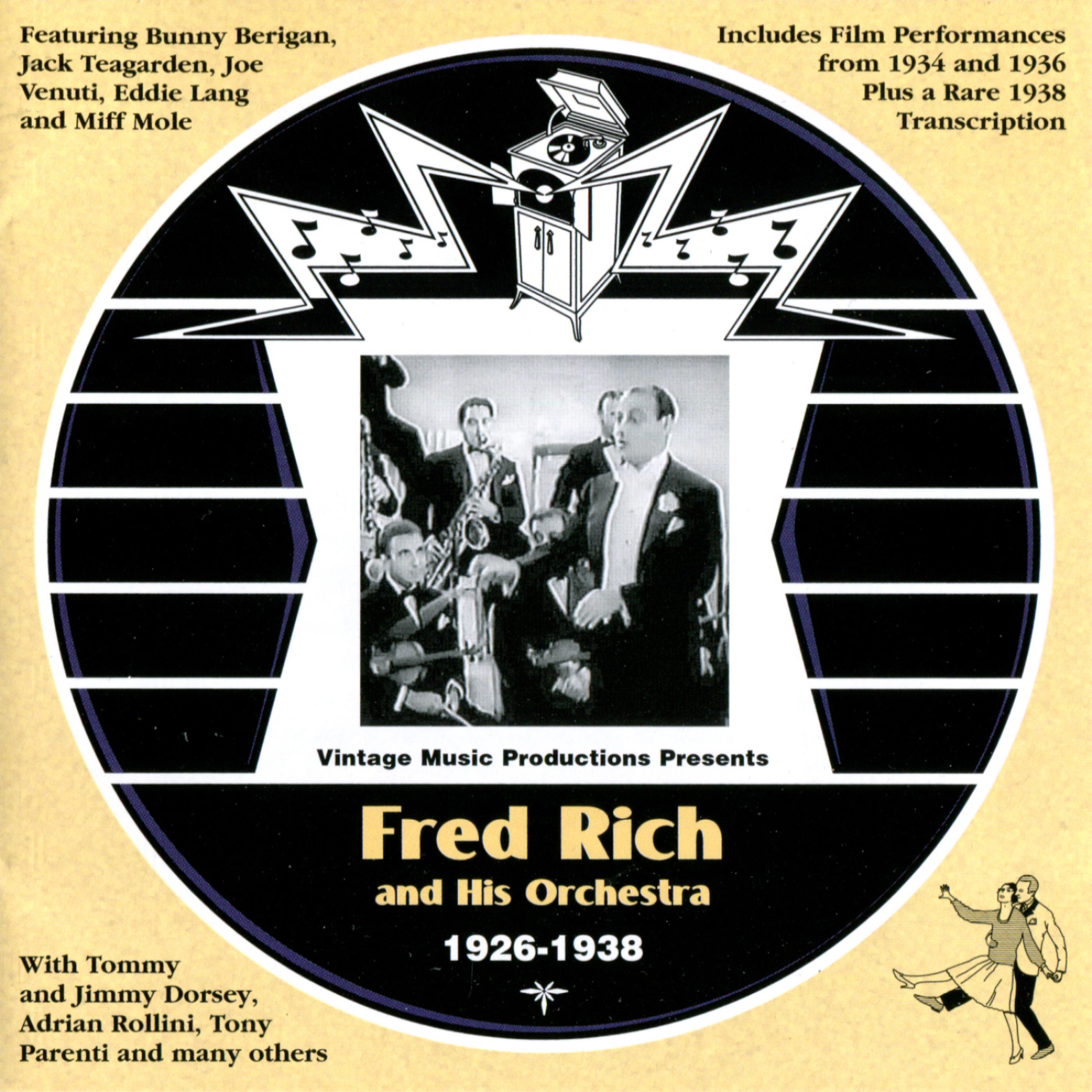 Постер альбома Fred Rich & His Orchestra (1926 - 1938)