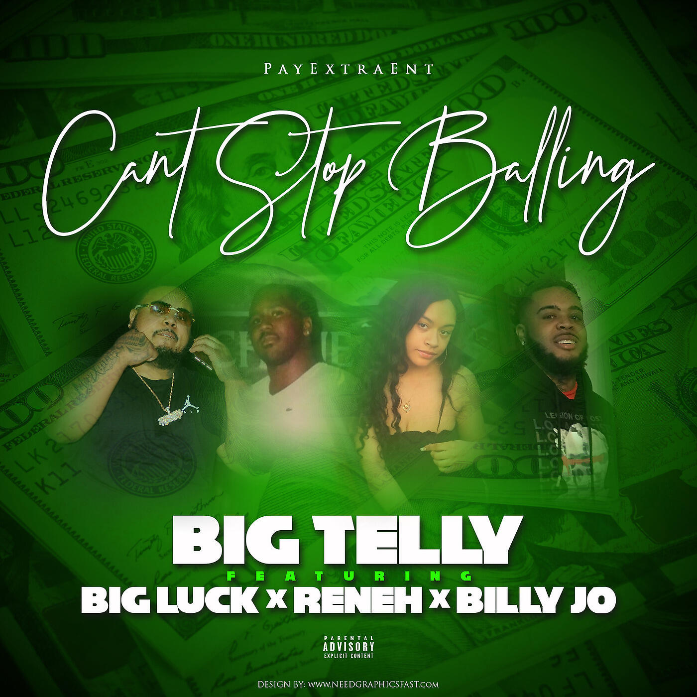 BIG TELLY - Can’t Stop Balling