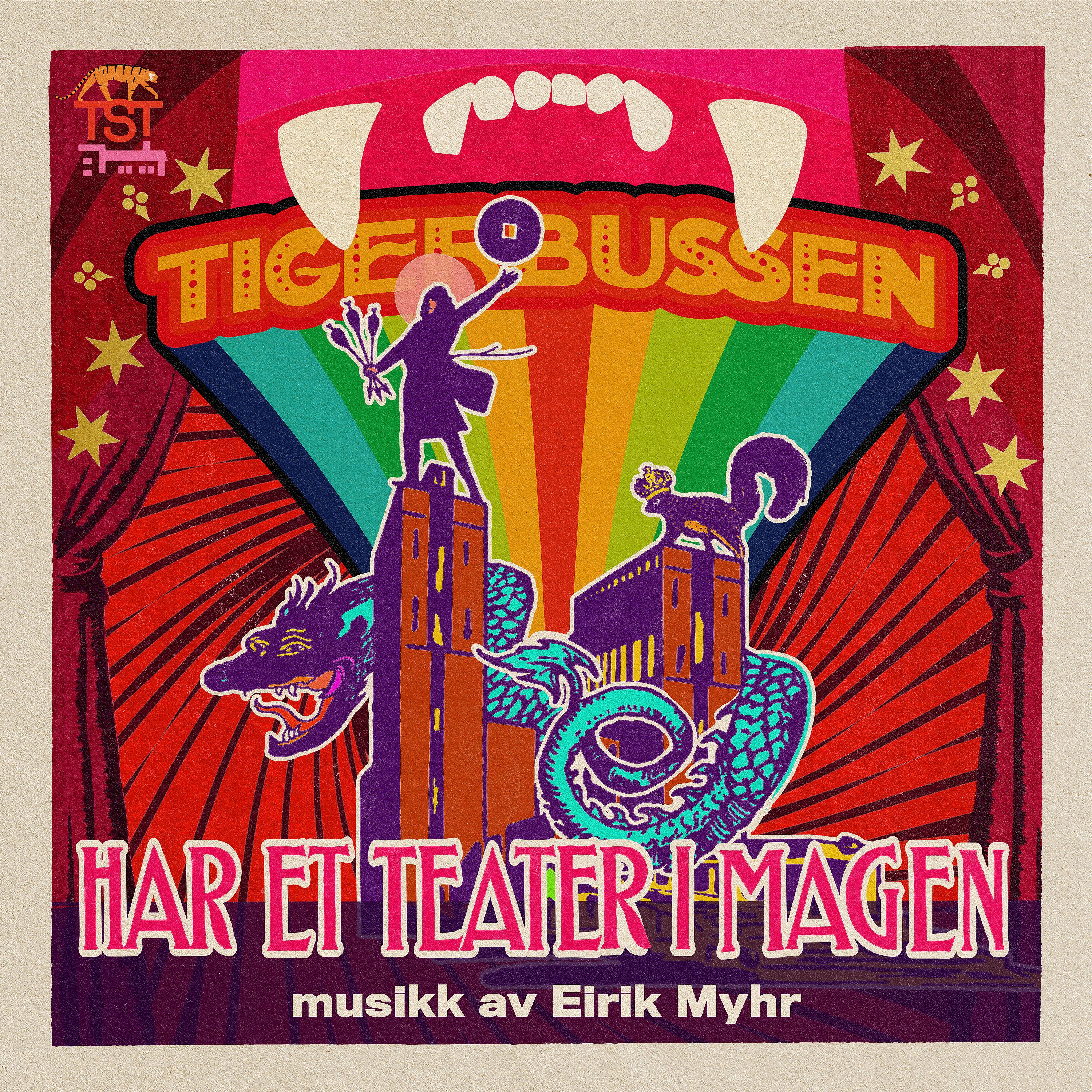 Постер альбома Tigerbussen har et teater i magen