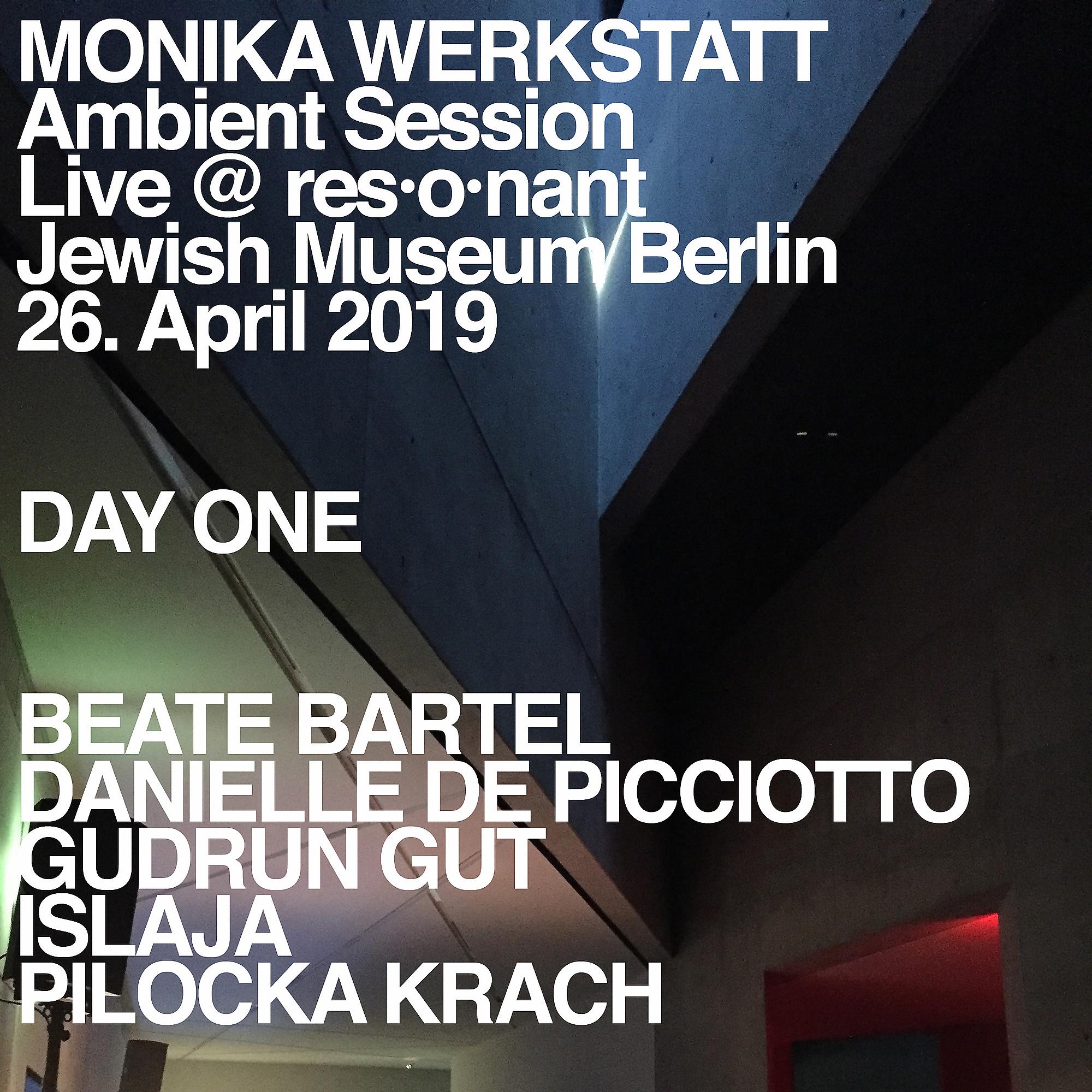 Постер альбома Ambient Session – Day One (Live at Jewish Museum, Berlin, 26. April 2019)