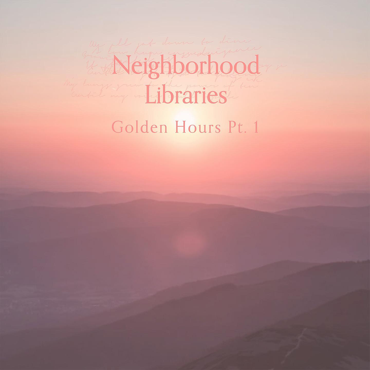 Постер альбома Golden Hours, Pt. 1