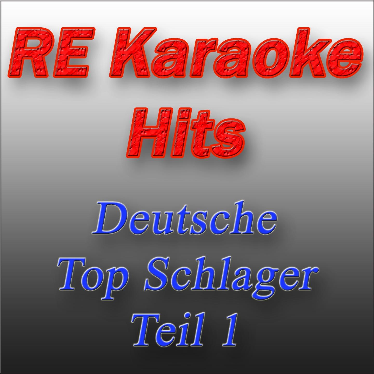 Постер альбома RE Karaoke Hits: Deutsche Top Schlager Teil 1