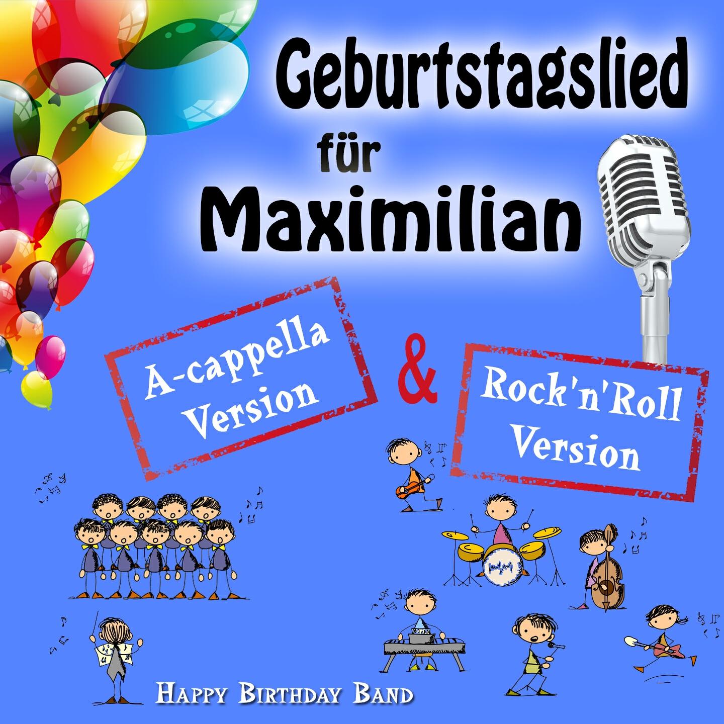 Happy Birthday Band - Geburtstagslied für Maximilian (Rock 'n' Roll Version)