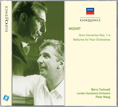 Постер альбома Mozart: Horn Concertos Nos.1-4; Notturno for Four Orchestras