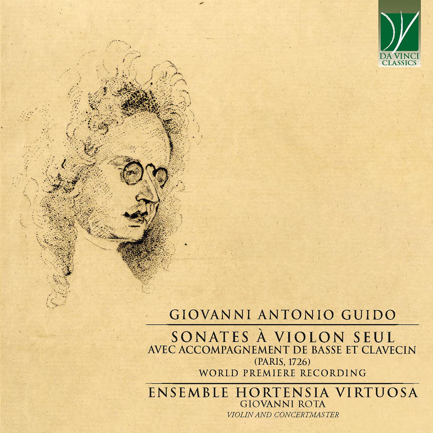 Постер альбома Giovanni Antonio Guido: Sonates à violon seul avec accompagnement de basse et clavecin