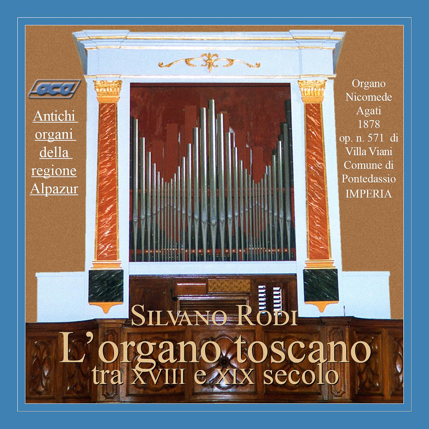 Постер альбома L'organo toscano tra XVIII e XIX secolo