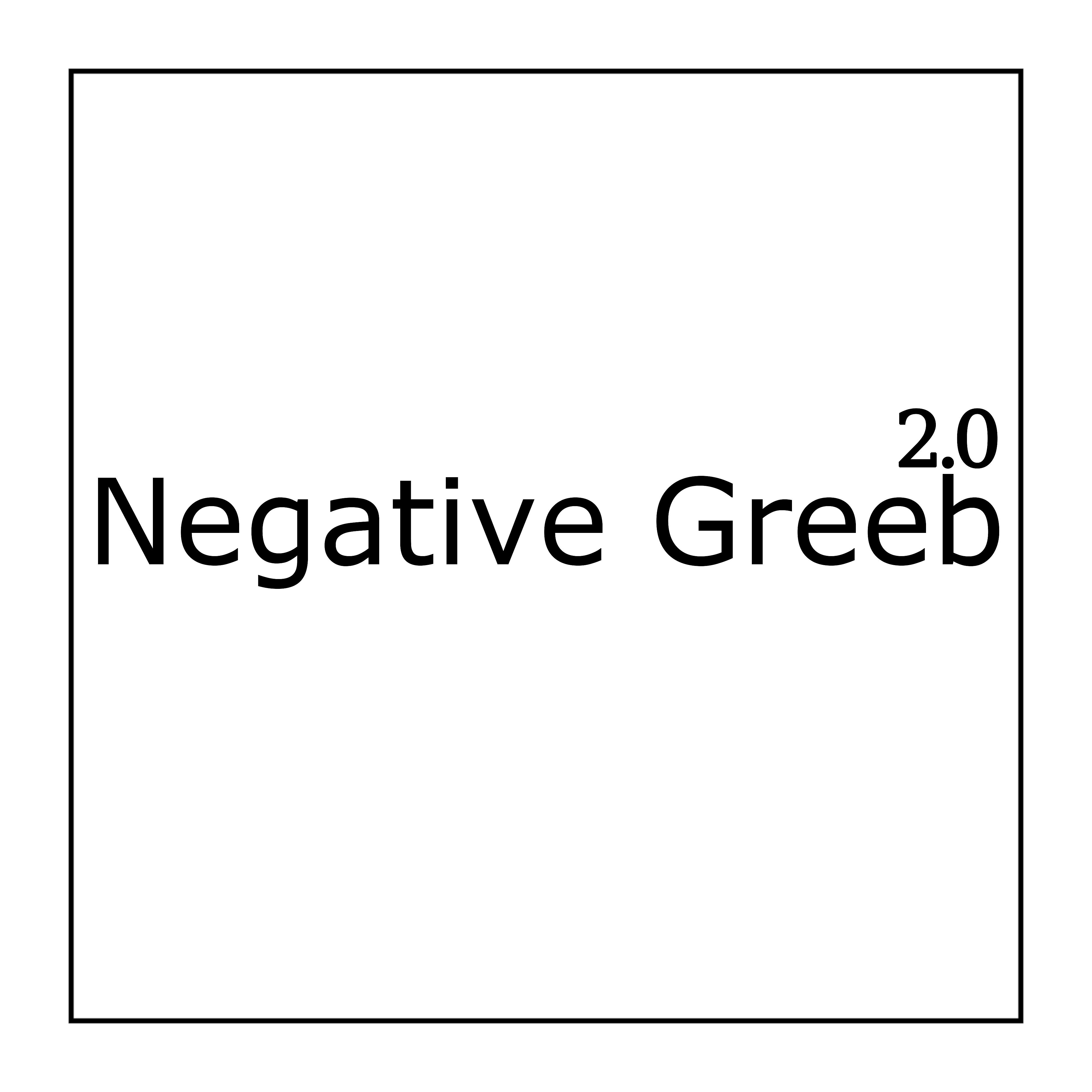 Постер альбома Negative Greeb 2.0