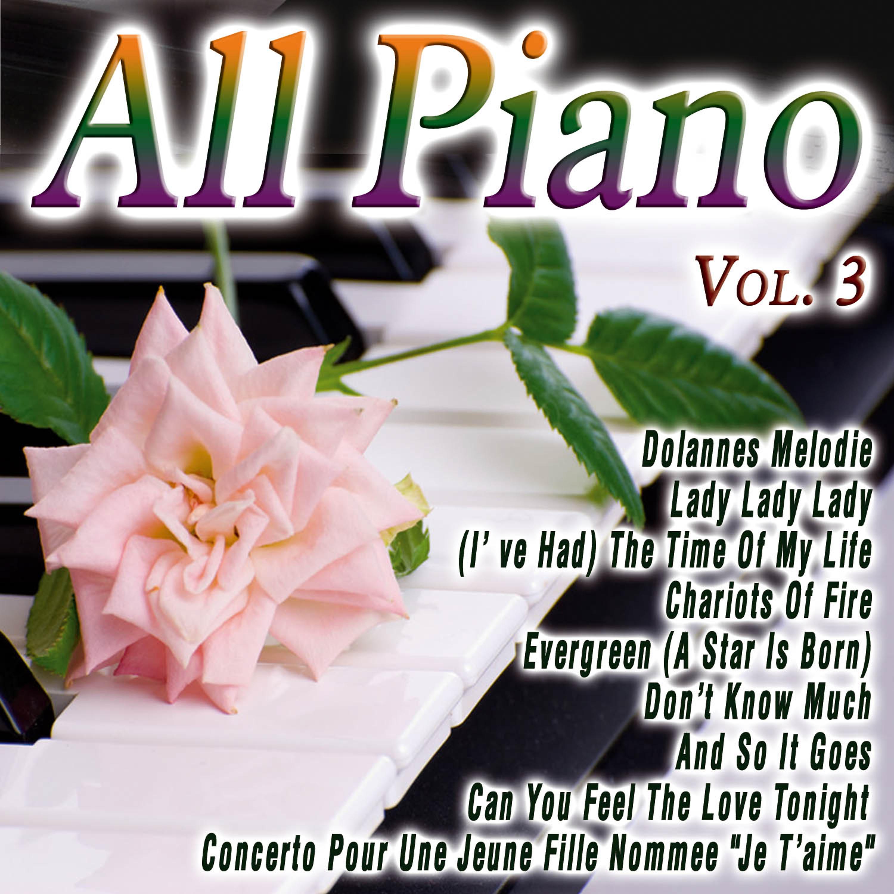 Постер альбома All Piano Vol. 3