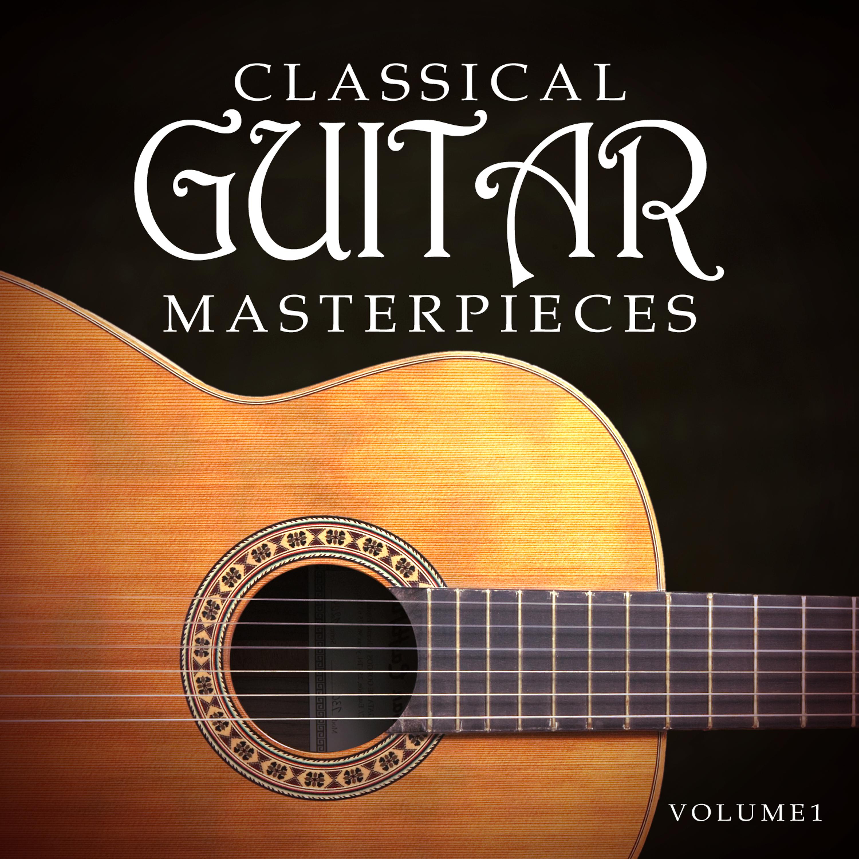 Постер альбома Classical Guitar Masterpieces Vol 1