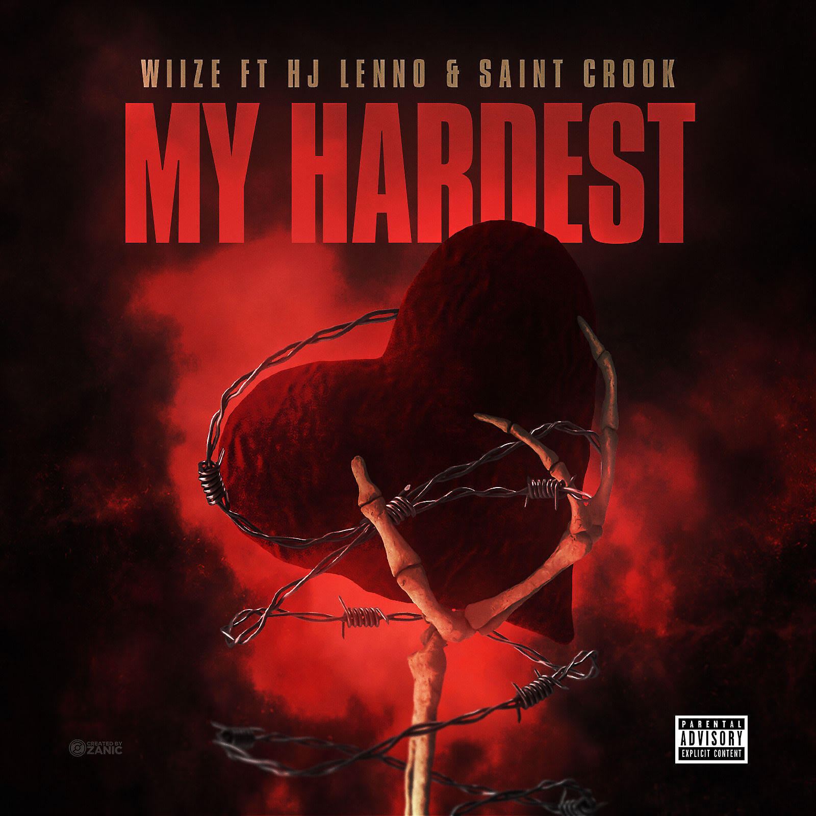 WIIZE - My Hardest (feat. HJ Lenno & Saint Crook)