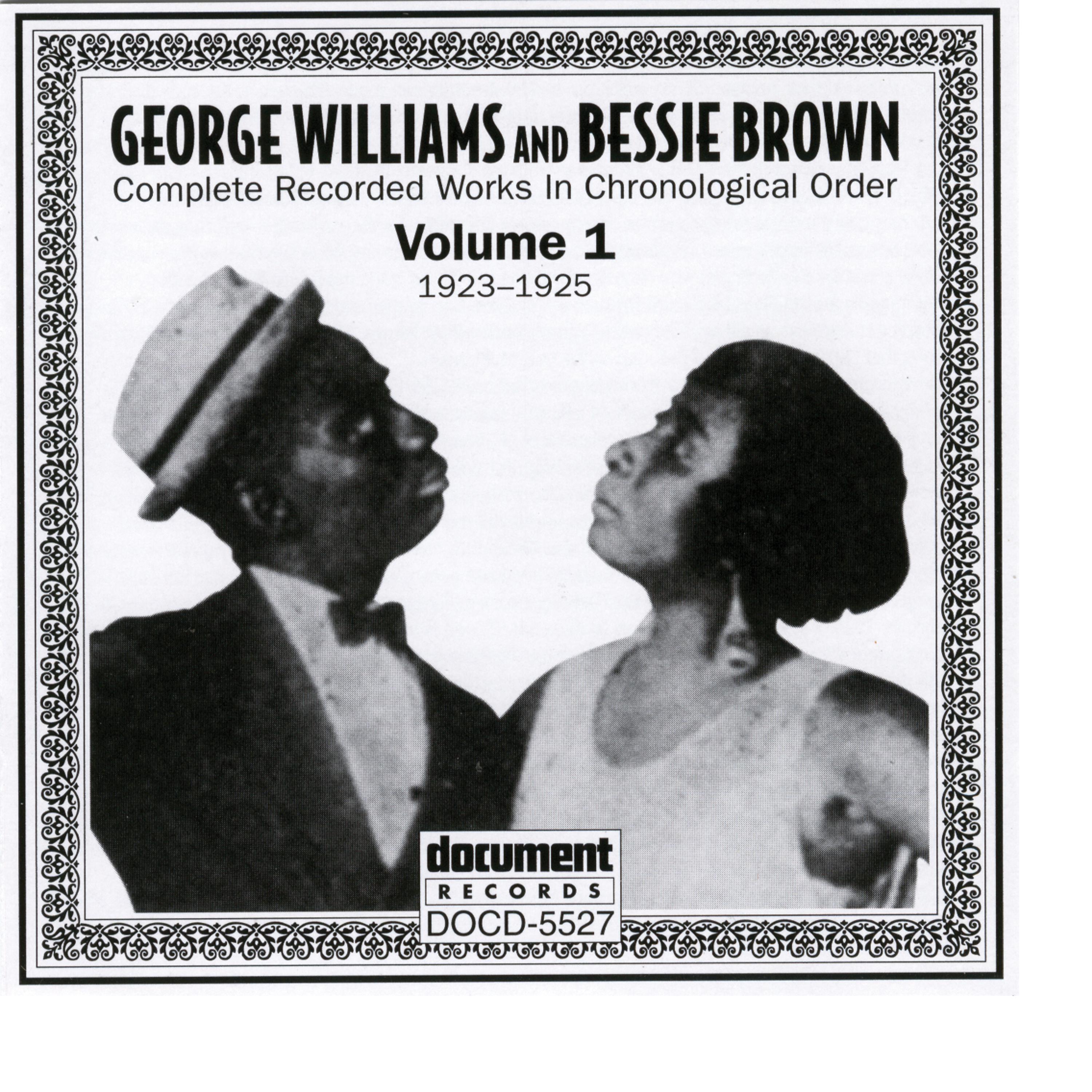 Постер альбома George Williams & Bessie Brown Vol. 1 (1923-1925)