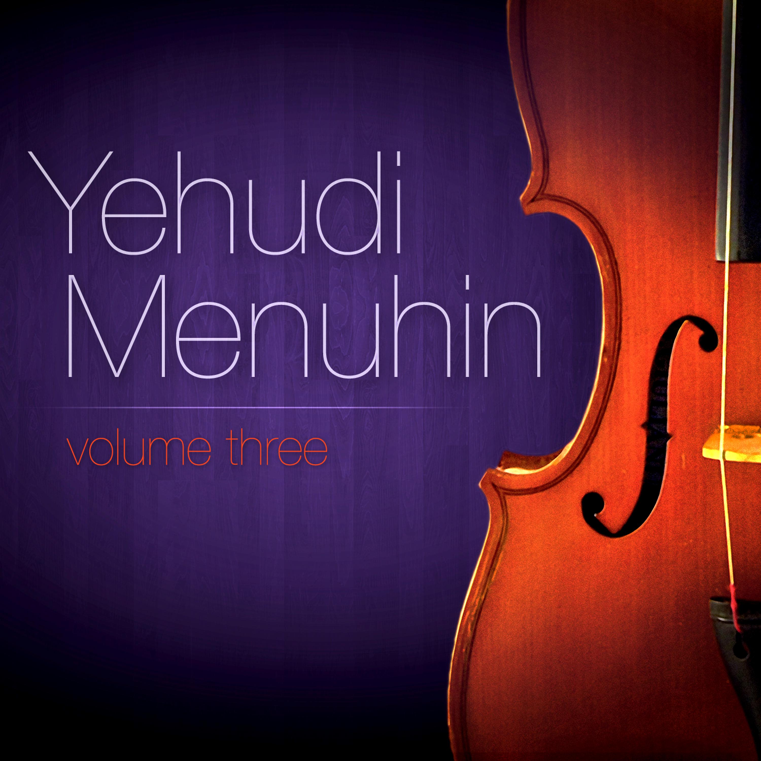 Постер альбома Yehudi Menuhin Vol. 3 : Sonate Pour Violon Solo / Concerto Pour Violon N° 2 (Béla Bartok)