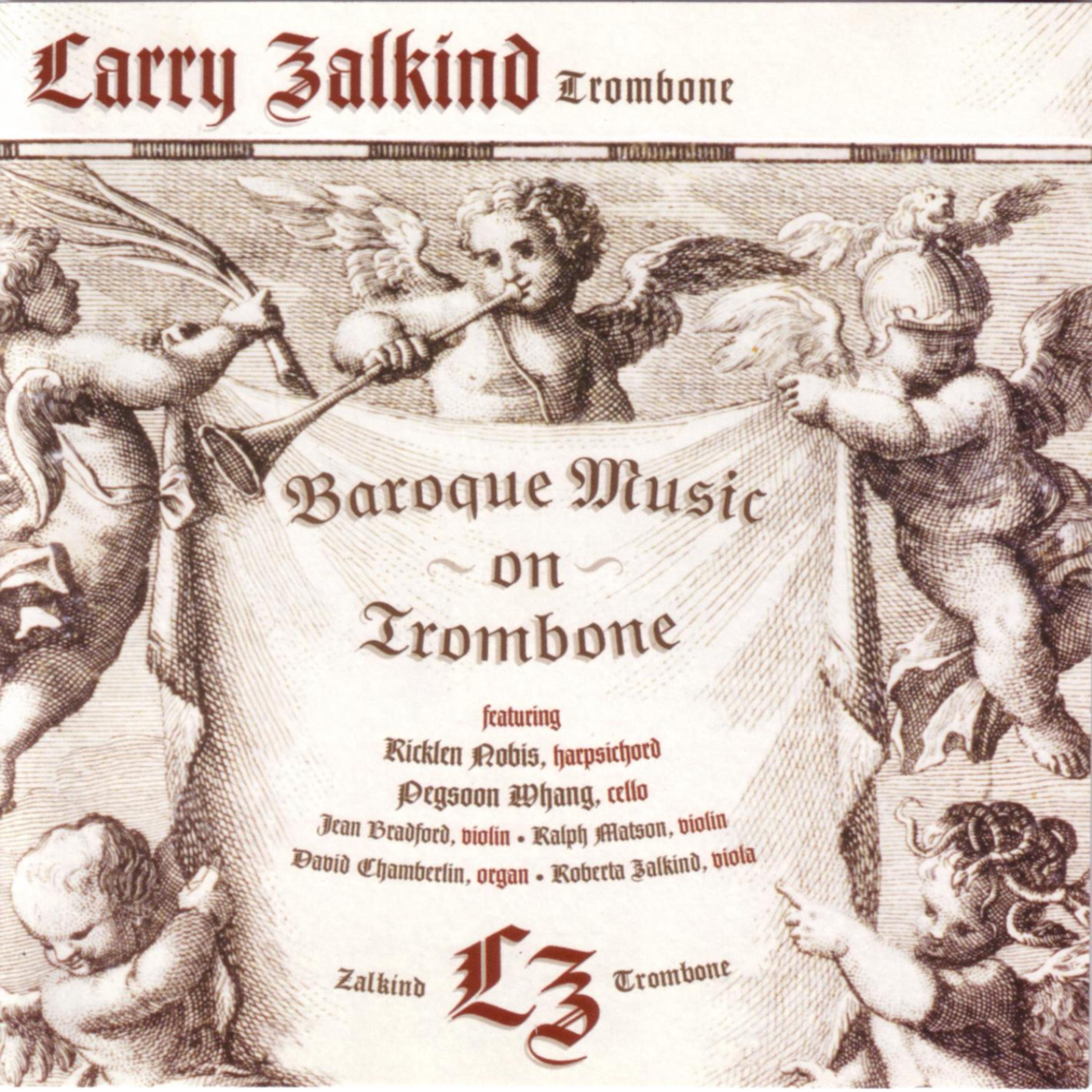 Постер альбома Baroque Music on Trombone