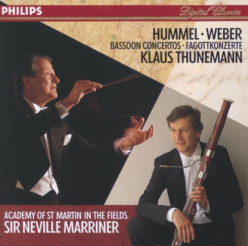 Постер альбома Hummel / Weber: Bassoon Concertos