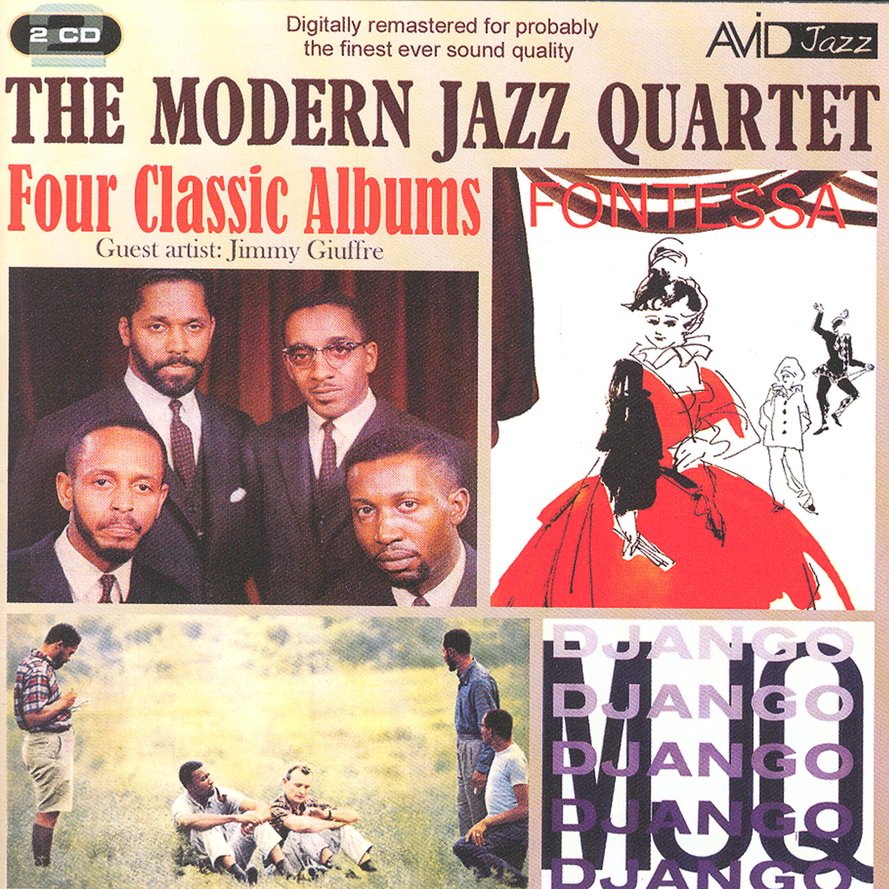 Постер альбома Four Classic Albums (The Modern Jazz Quartet / Django / Fontessa / The Modern Jazz Quartet At Music Inn) (Digitally Remastered)