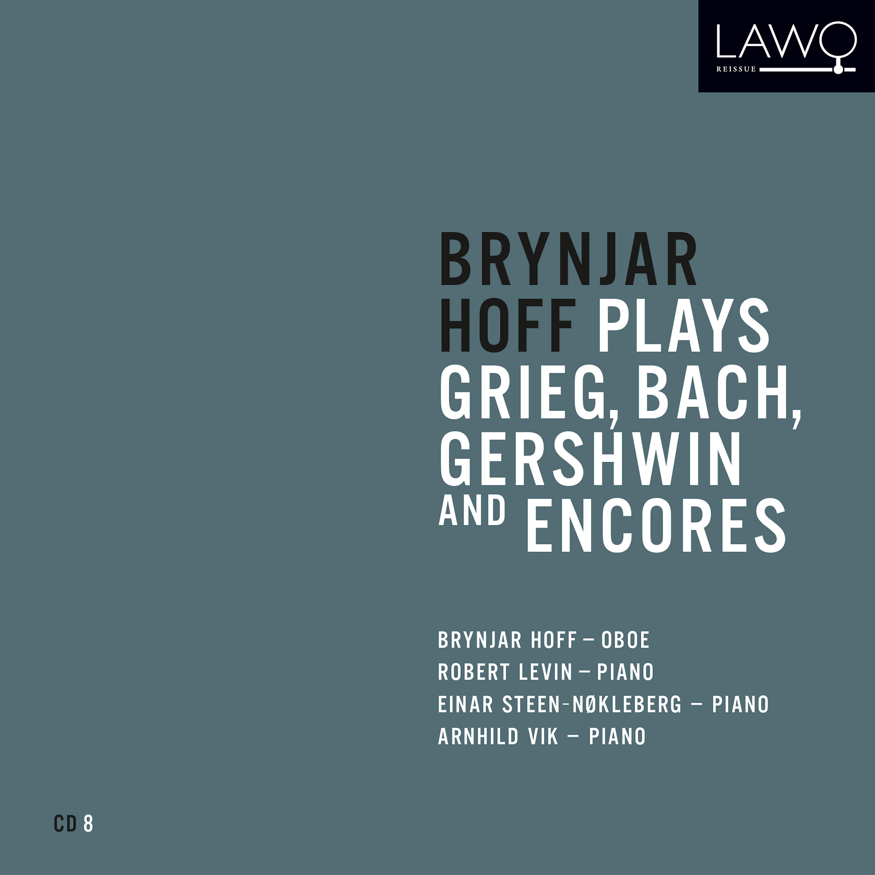 Постер альбома Brynjar Hoff plays Grieg, Bach, Gershwin and Encores
