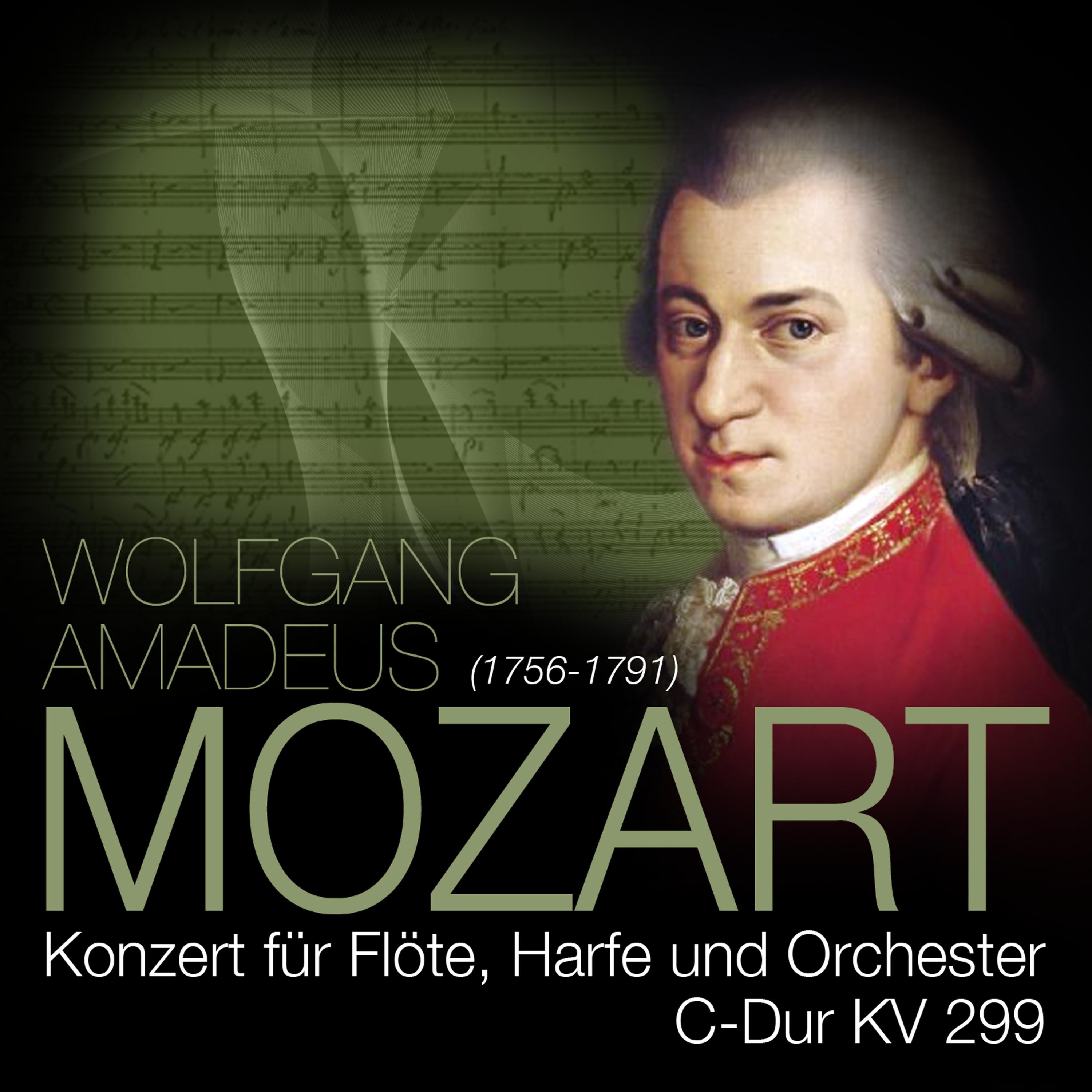 Постер альбома Mozart: Konzert für Flöte, Harfe und Orchester, C-Dur KV 299