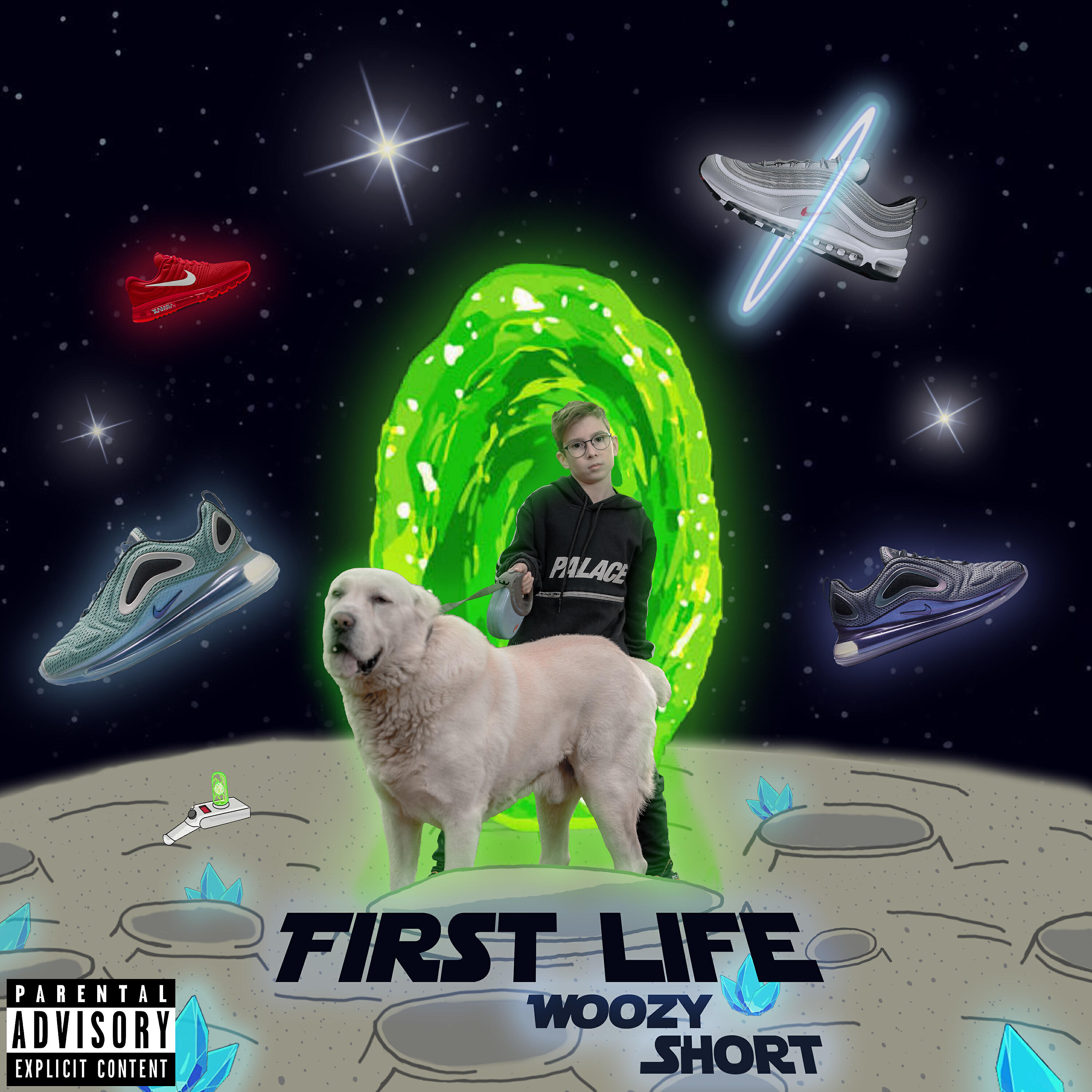 Woozy Short - White Dog