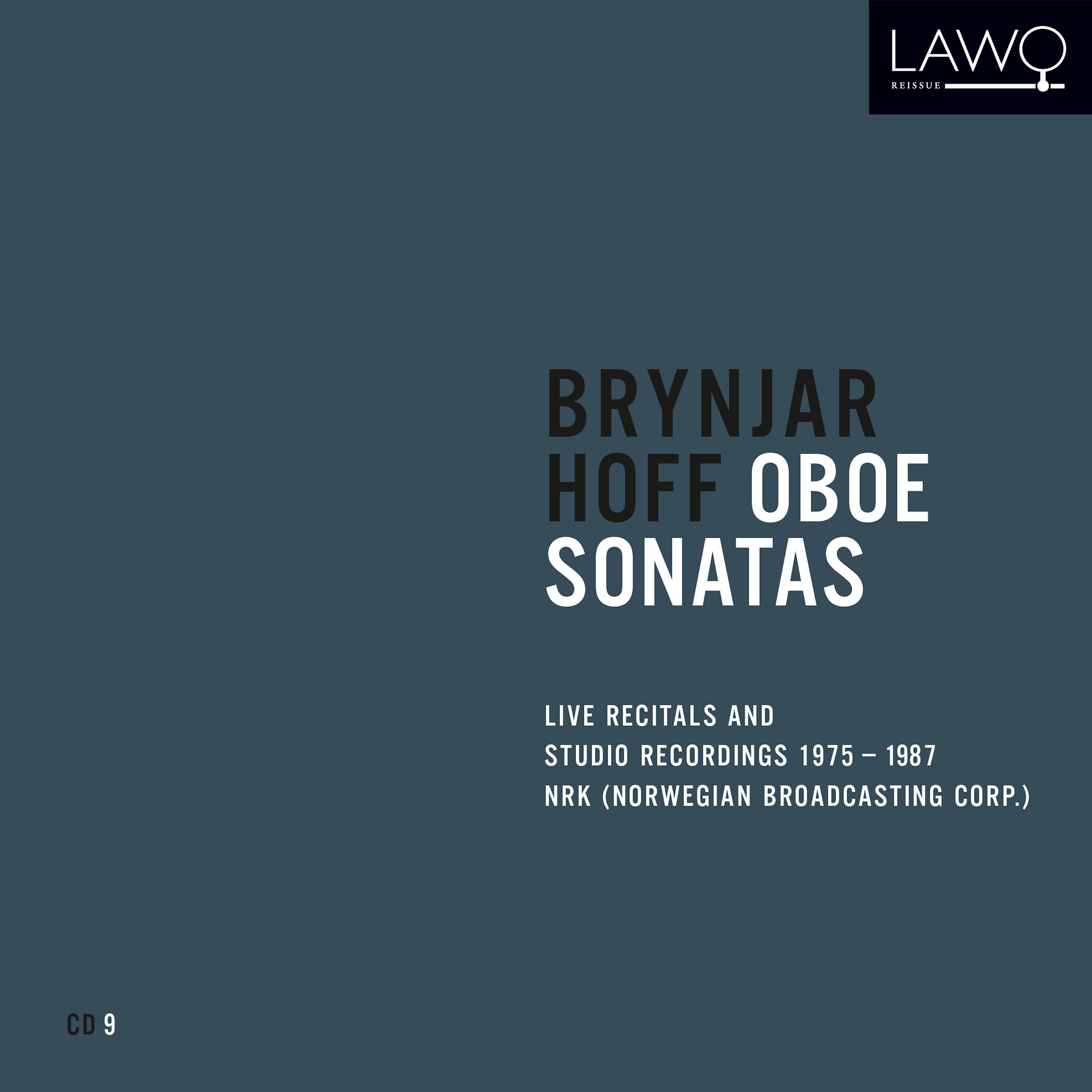 Постер альбома Brynjar Hoff Oboe Sonatas