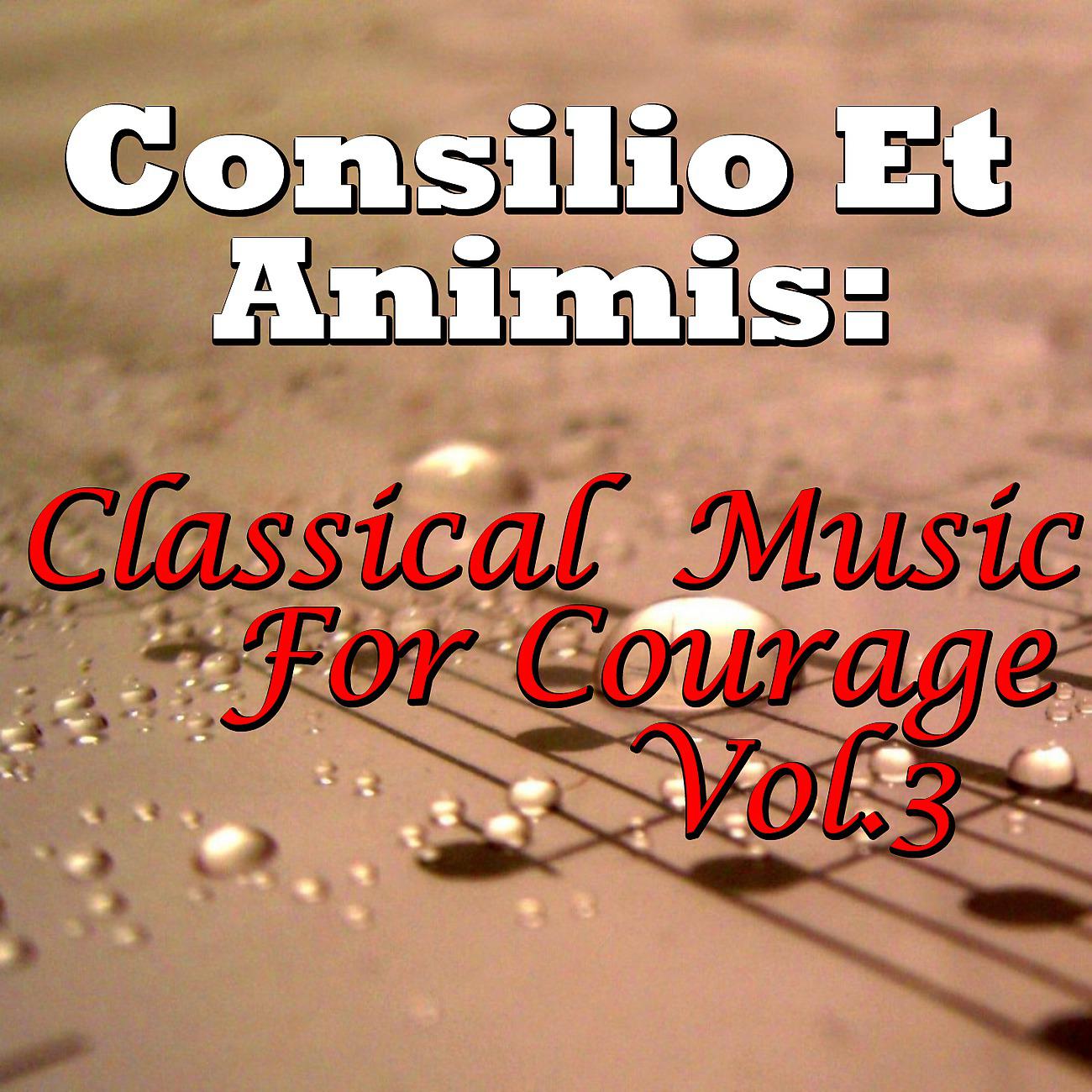 Постер альбома Consilio Et Animis: Classical Music For Courage, Vol.3