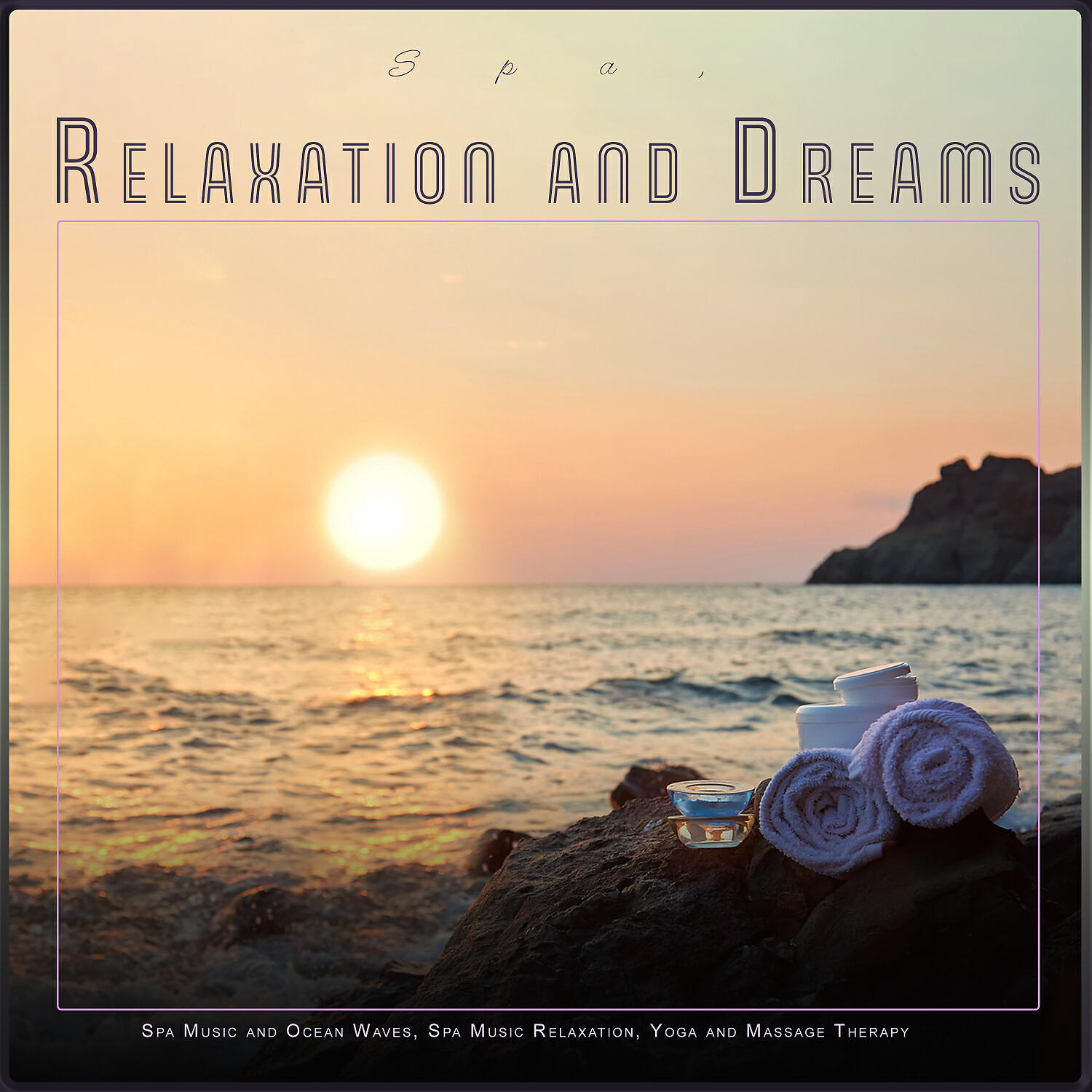 Spa - Stress Relieving Guitar Music with Ocean Waves