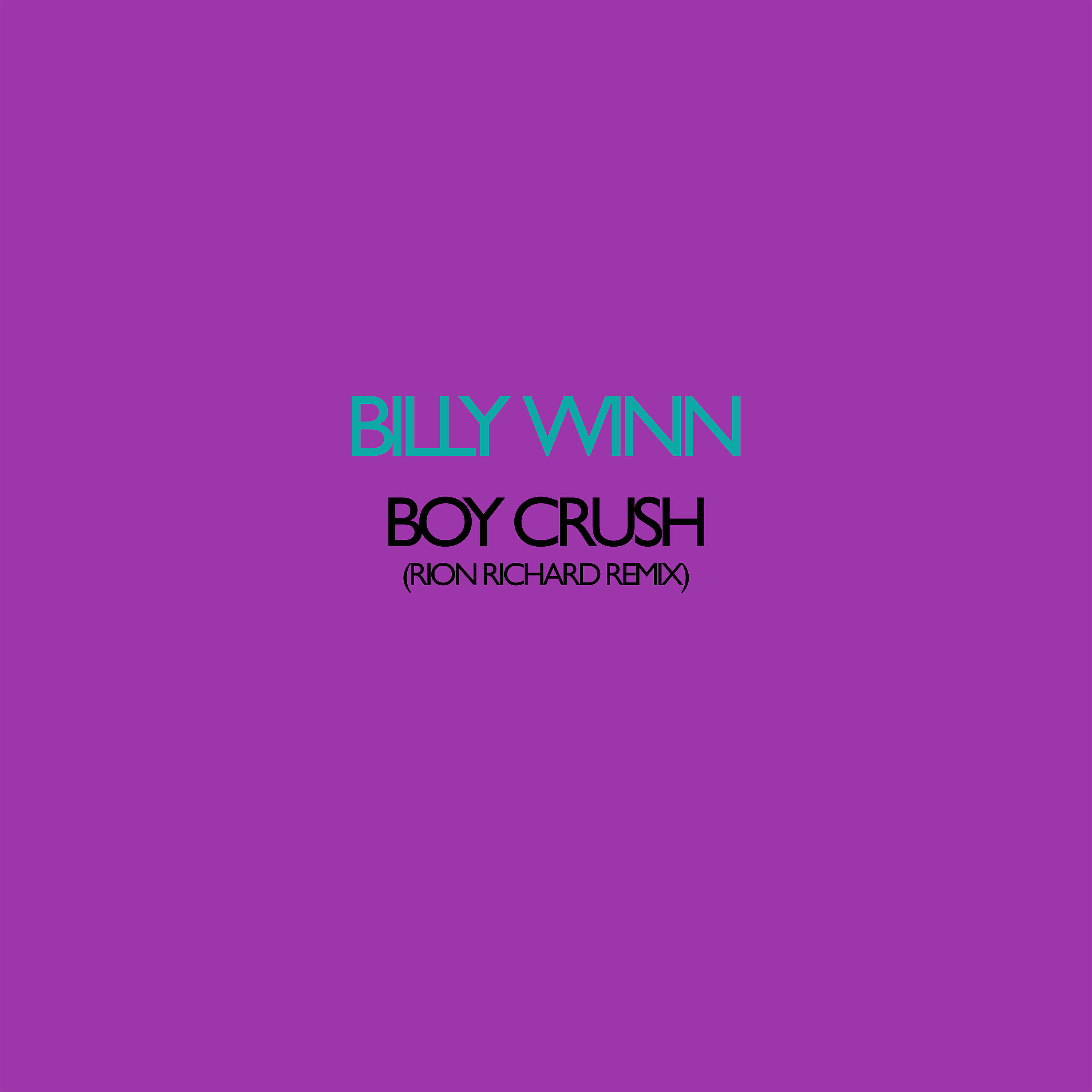 Billy Winn - Boy Crush (Rion Richard Remix)