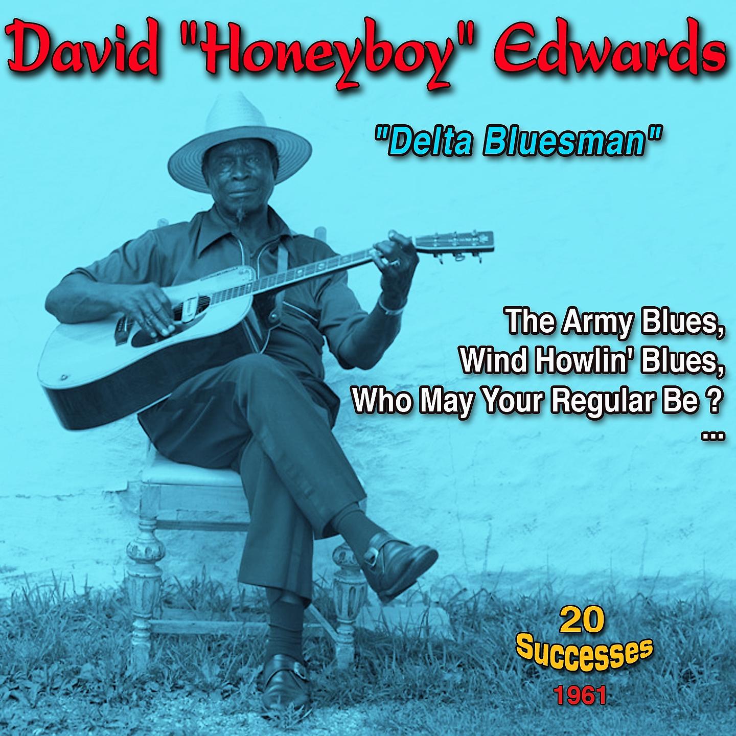 Постер альбома David "Honeyboy" Edwards: "Delta Bluesman" - Wind Howlin' Blues
