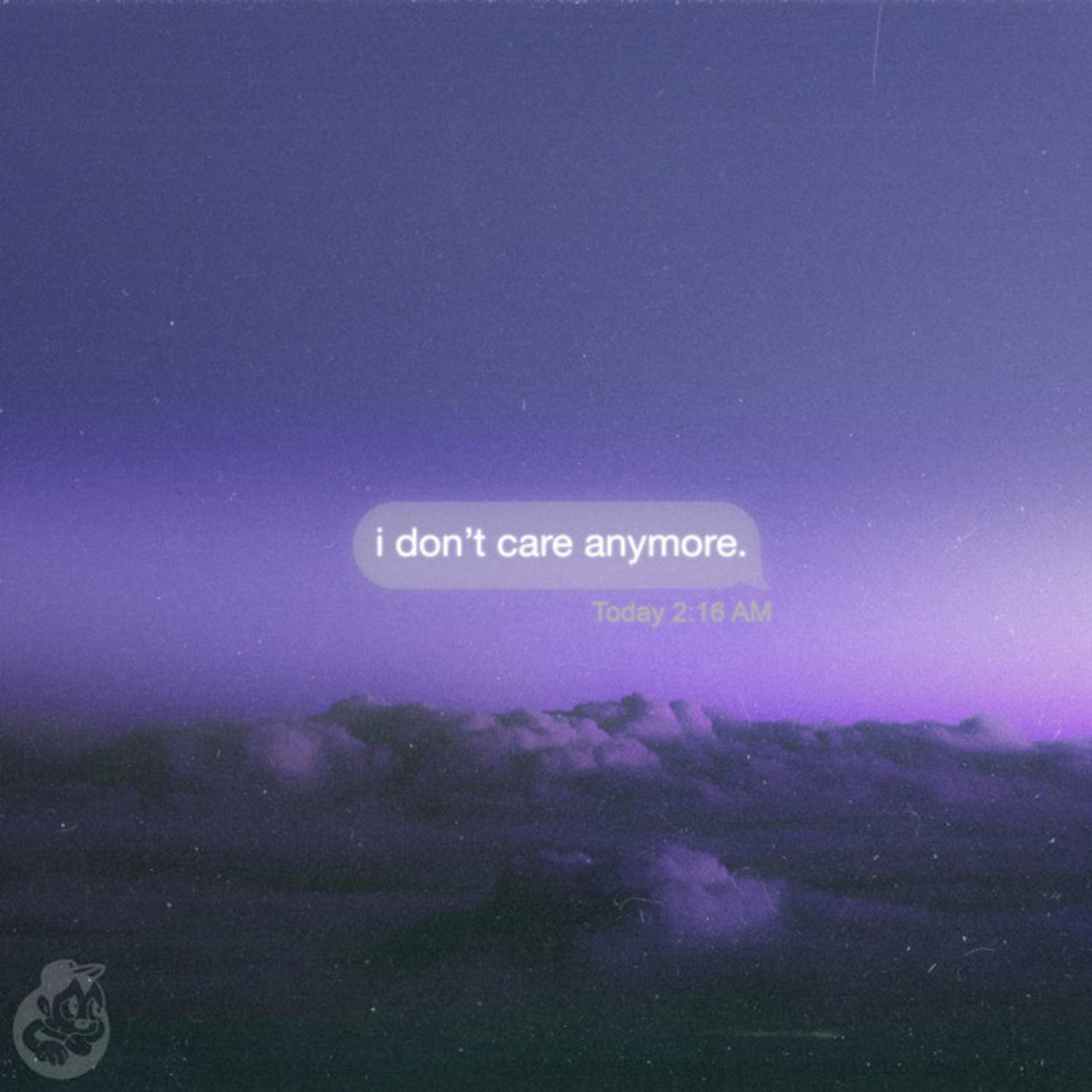 Постер альбома i don't care anymore