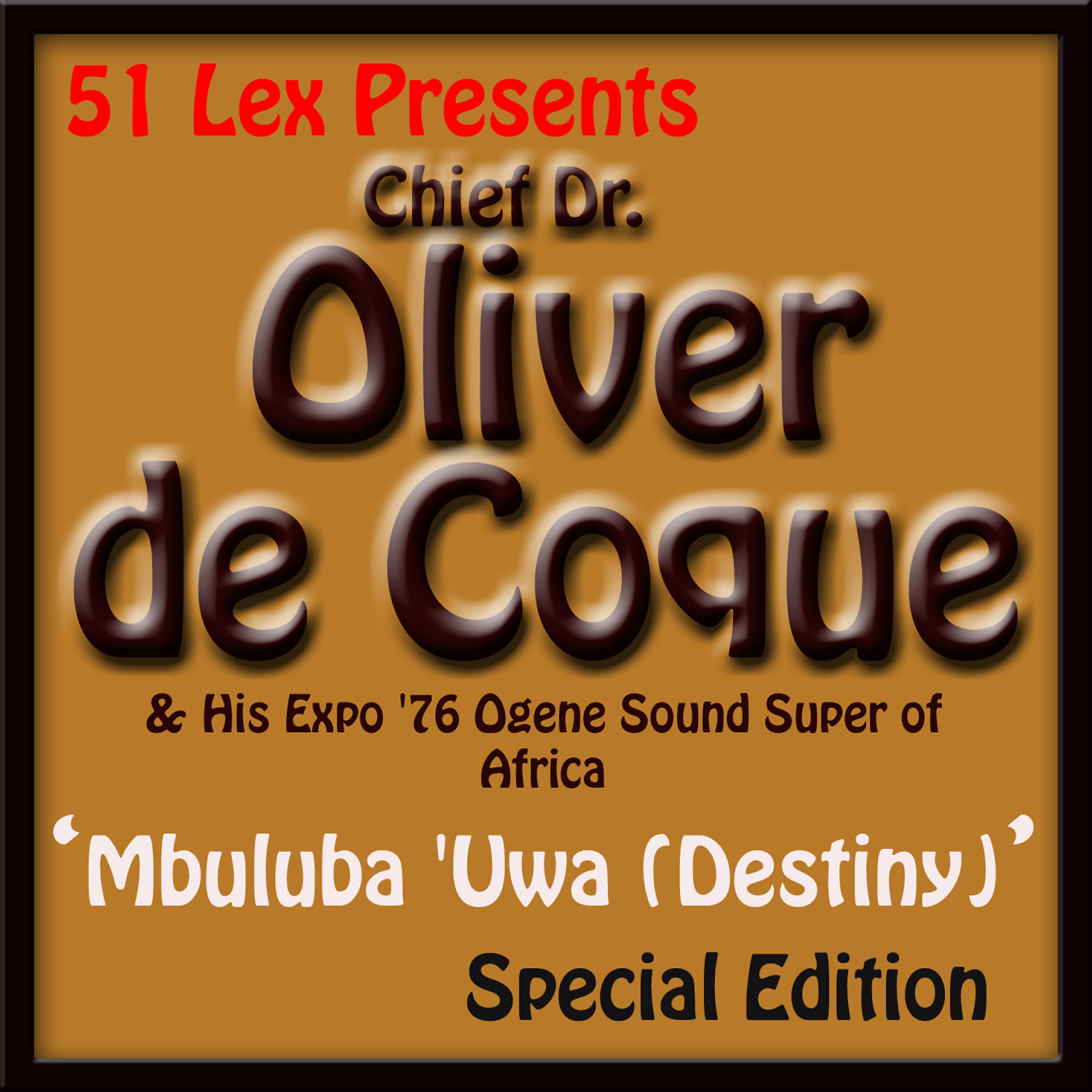 Chief Dr. Oliver De Coque - All Fingers Are Not Equal
