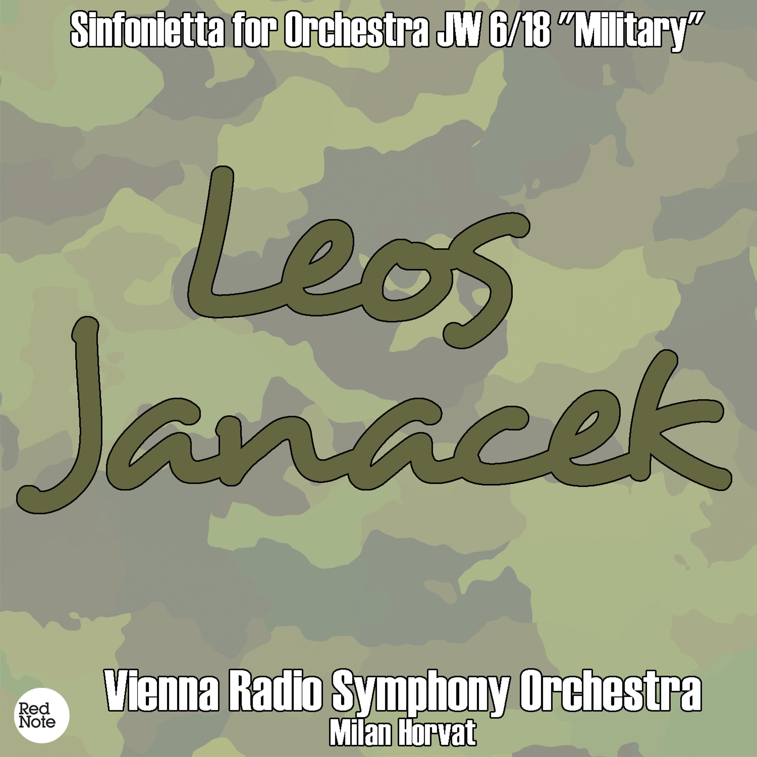 Постер альбома Janacek: Sinfonietta for Orchestra JW 6/18 "Military"