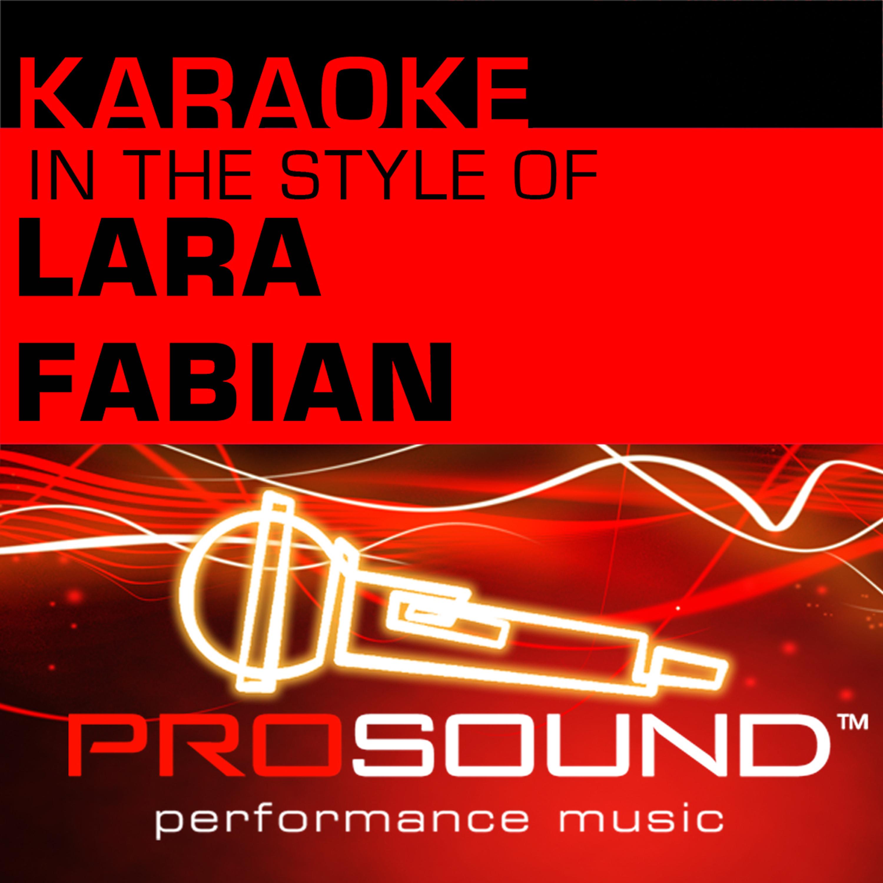 ProSound Karaoke Band - I Will Love Again (Karaoke Lead Vocal Demo)[In the style of Lara Fabian]