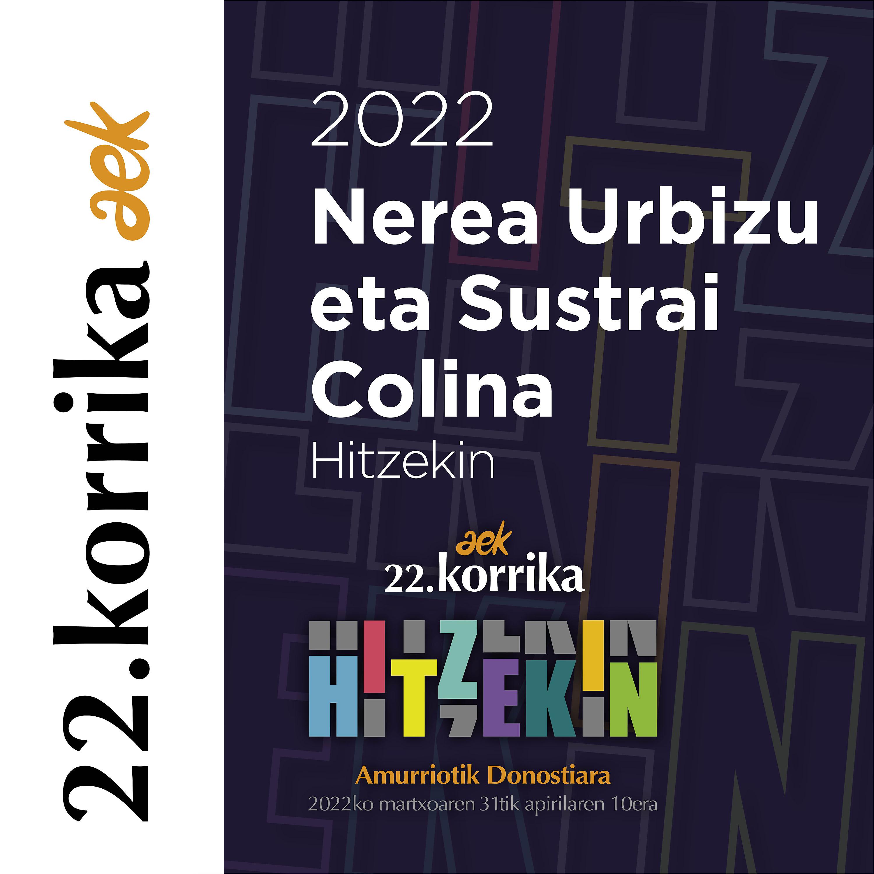 Постер альбома 22. Korrika (2022). Hitzekin