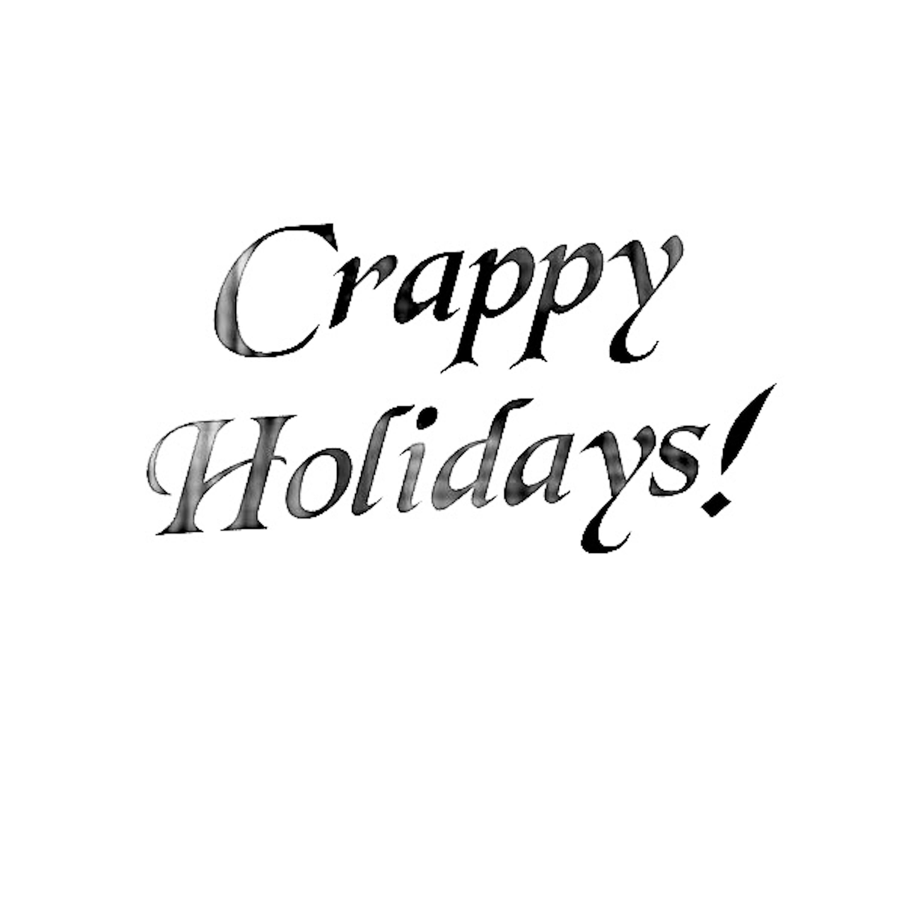 Постер альбома crappy holidays (Nightcore / Slowed)