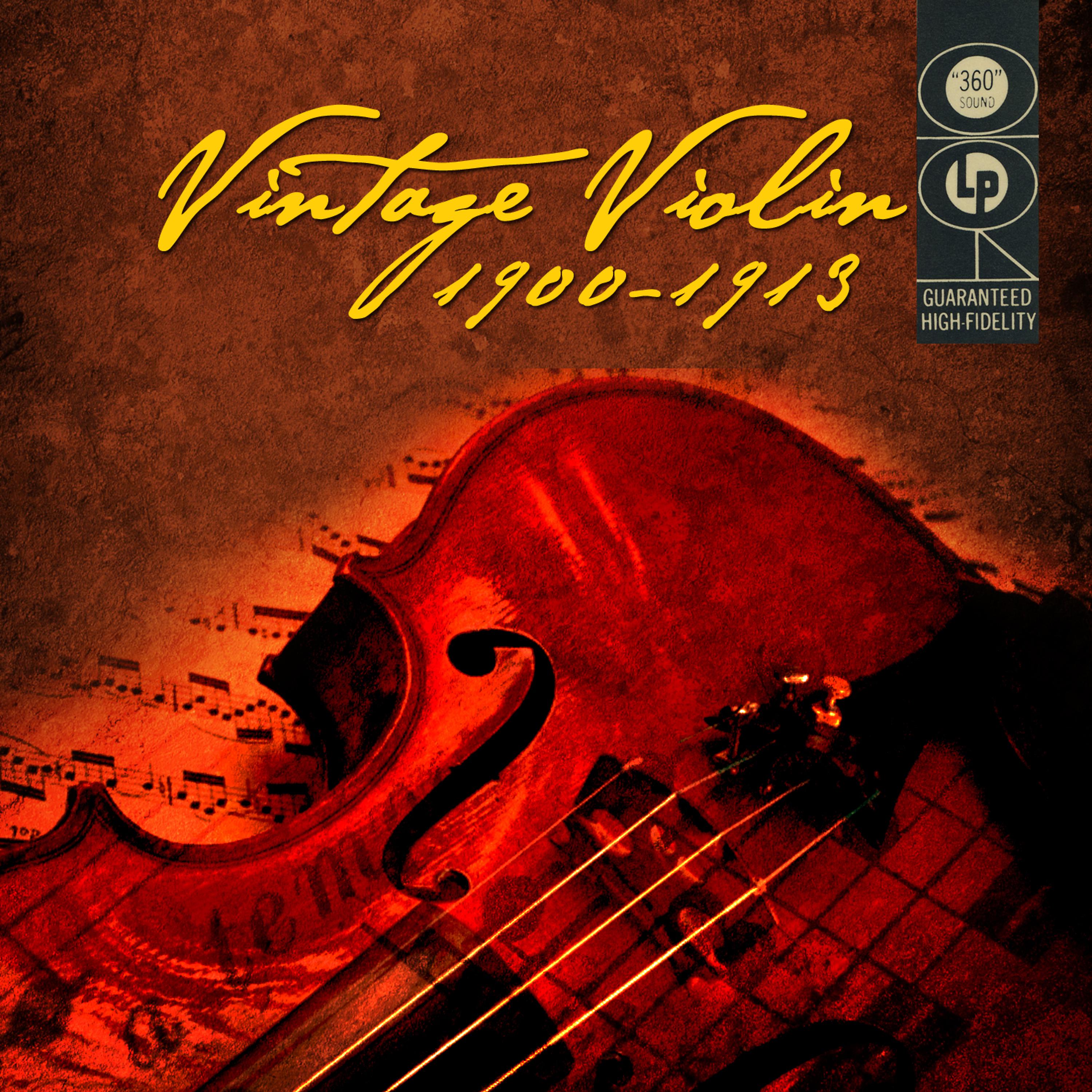 Постер альбома Vintage Violin 1900-1913