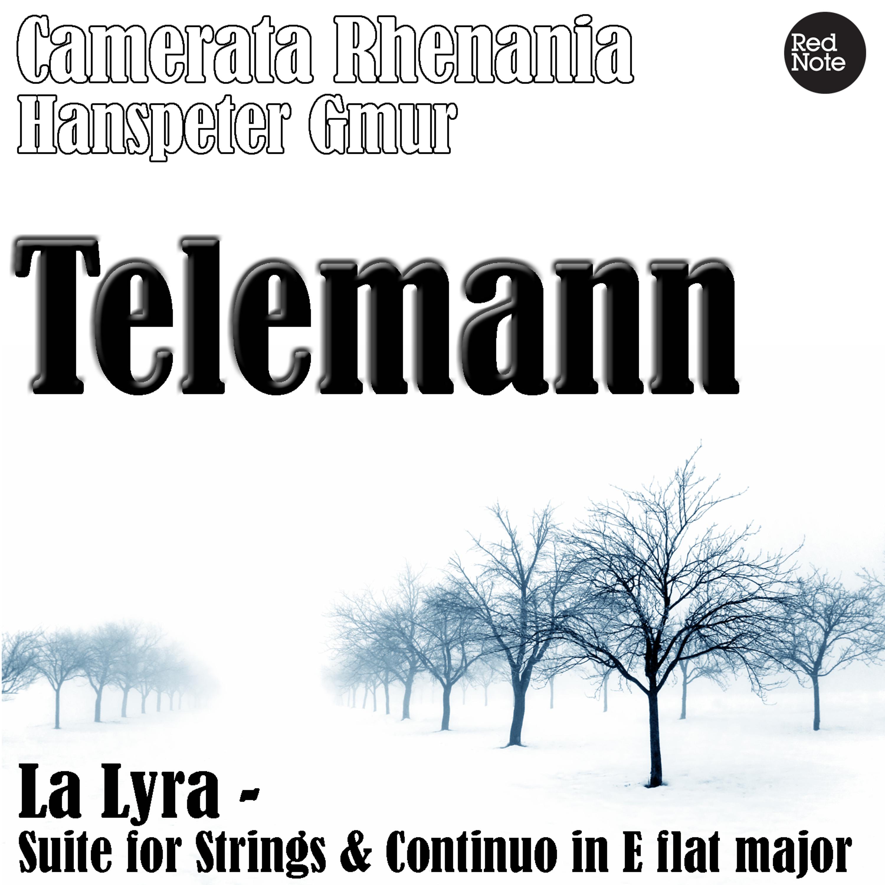 Постер альбома Telemann: La Lyra - Suite for Strings & Continuo in E flat major