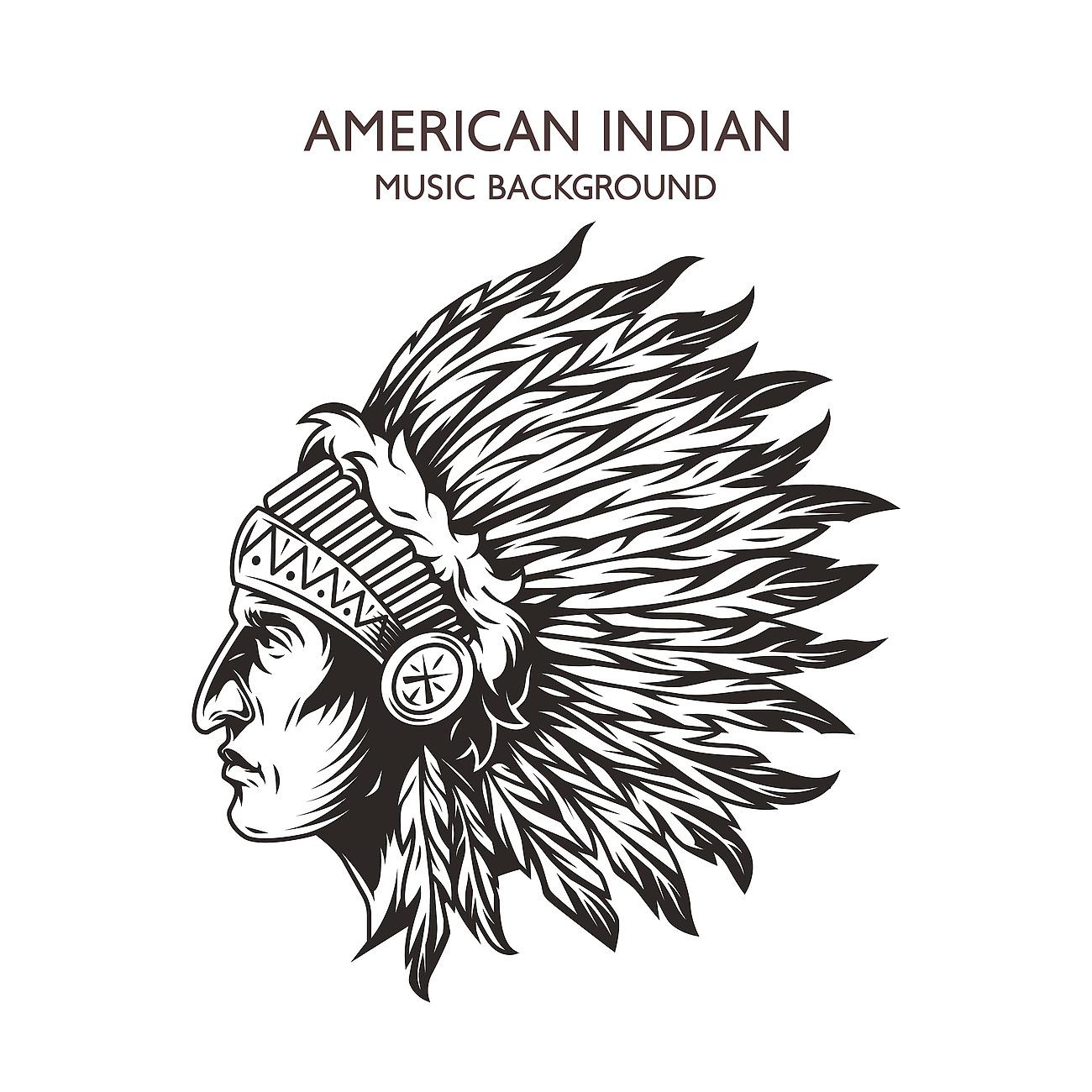 Постер альбома American Indian Music Background