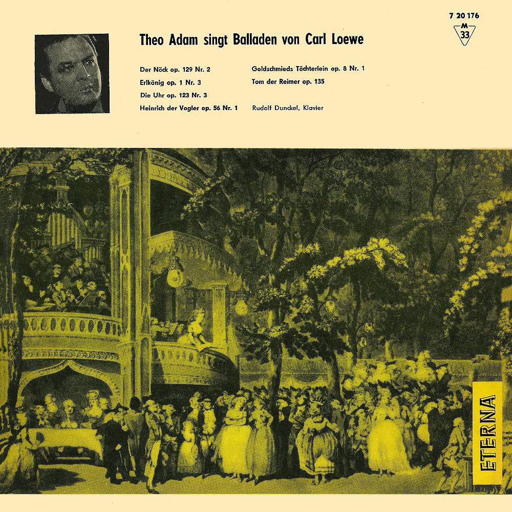Постер альбома Theo Adam singt Balladen von Carl Loewe