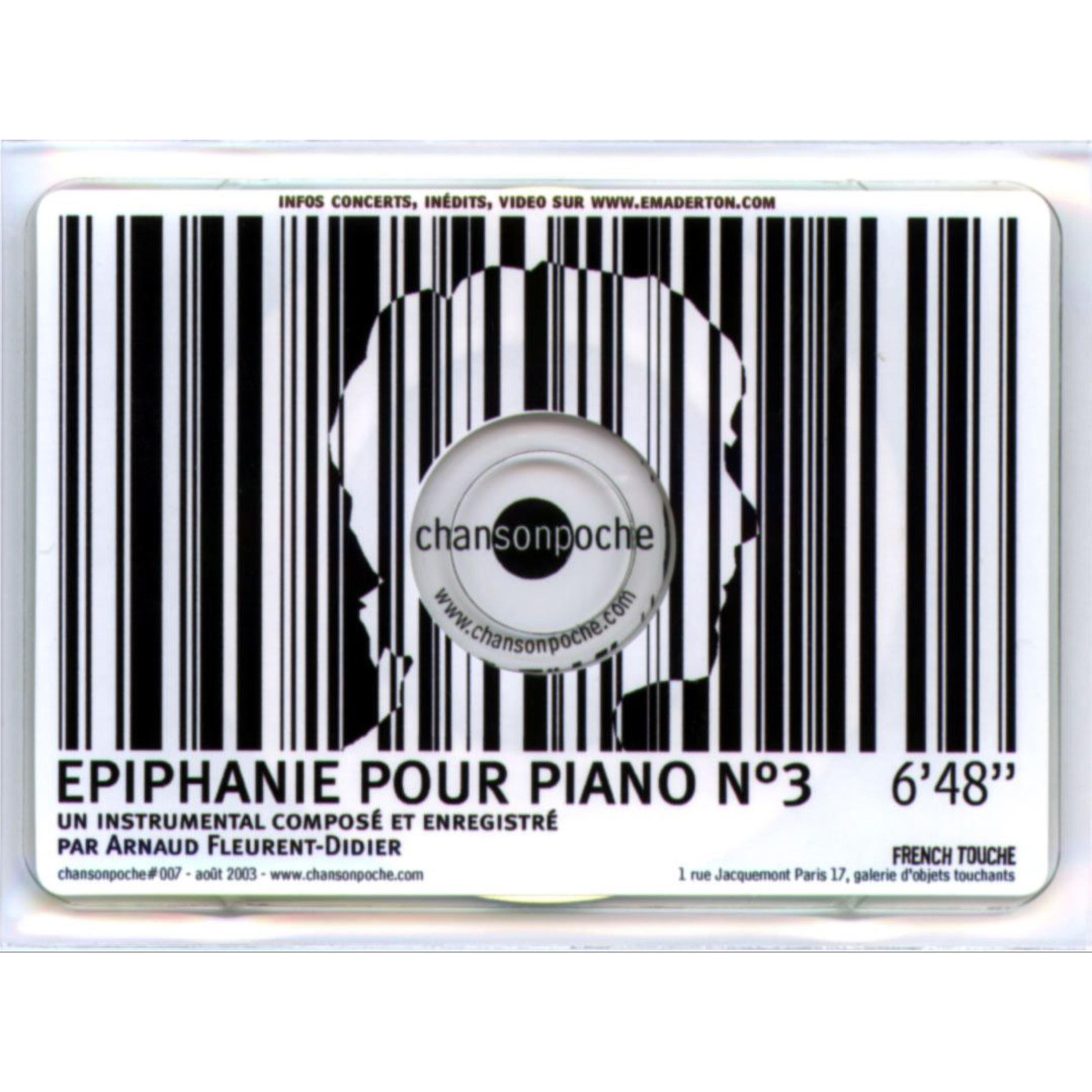 Постер альбома Epiphanie pour piano n°3 - Single