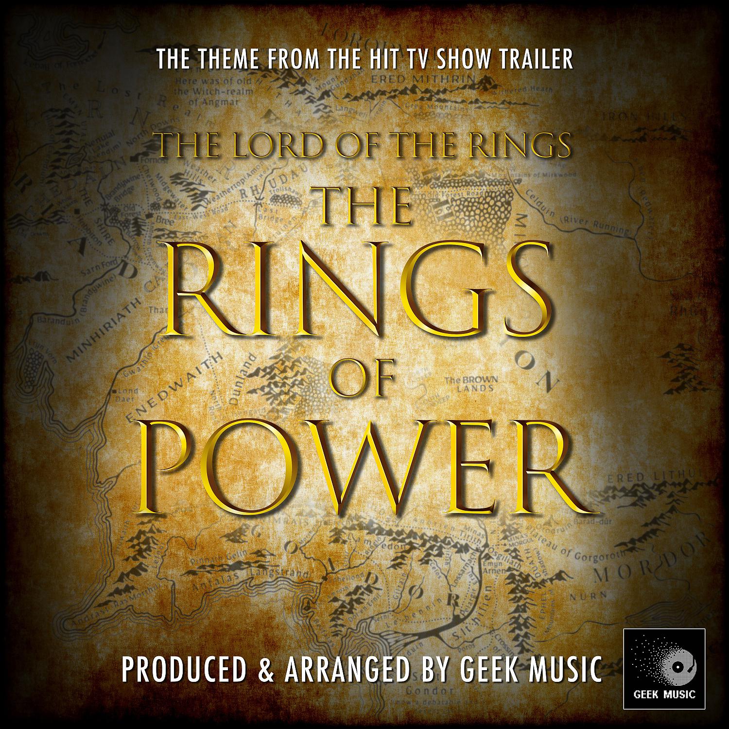 Постер альбома The Rings Of Power Trailer Theme (From "The Rings Of Power")