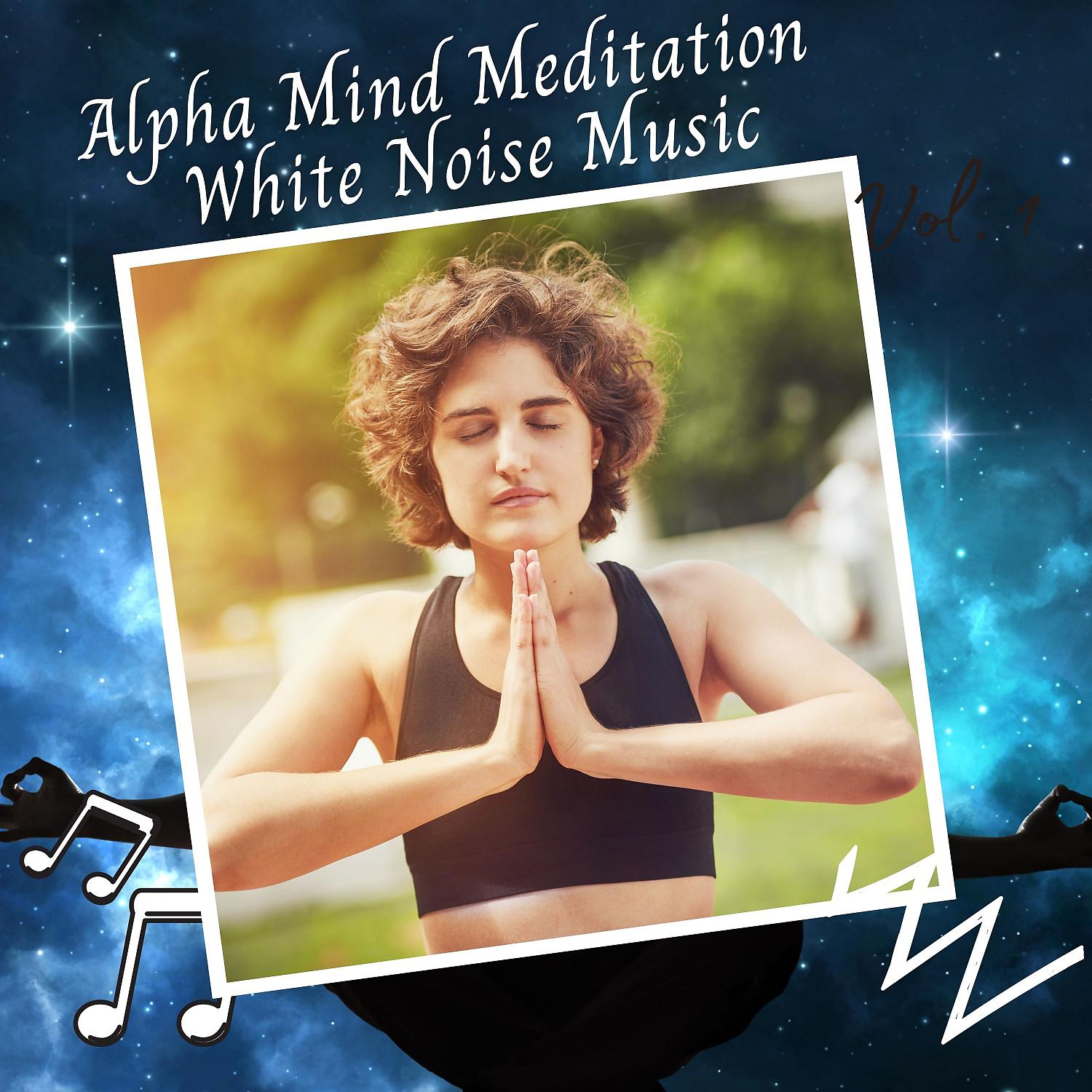 Постер альбома Alpha Mind Meditation White Noise Music Vol. 1