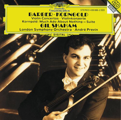 Постер альбома Barber: Violin Concerto / Korngold: Violin Concerto; Much Ado About Nothing