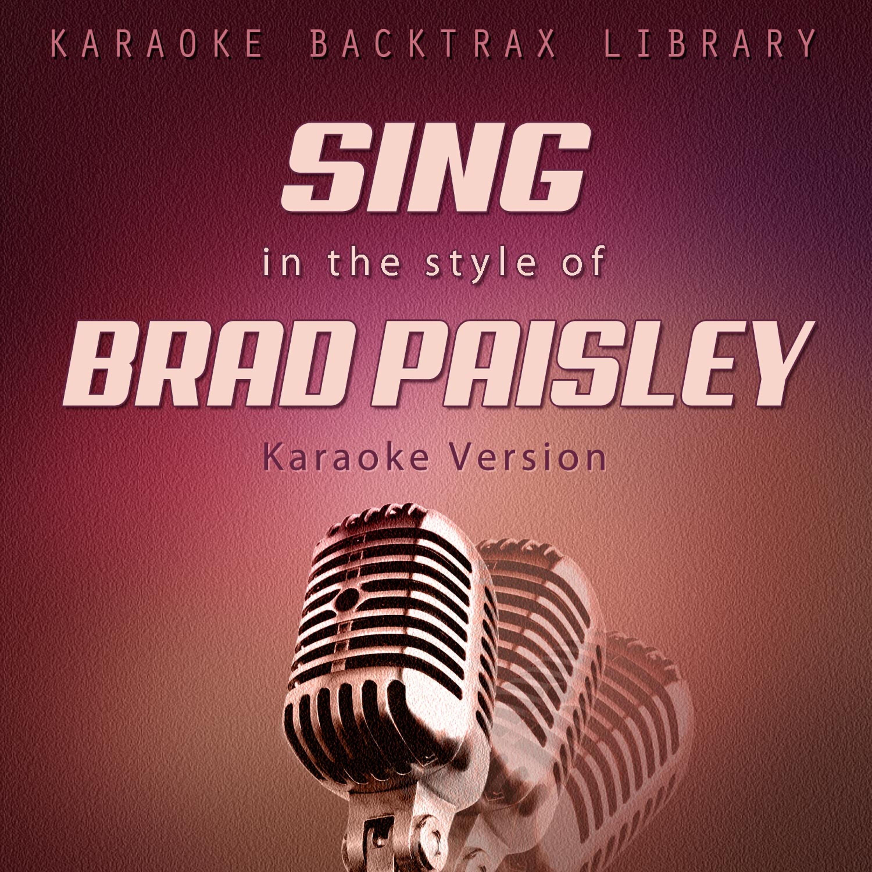 Karaoke Backtrax Library - Alcohol (Originally Performed by Brad Paisley) [Karaoke Version]