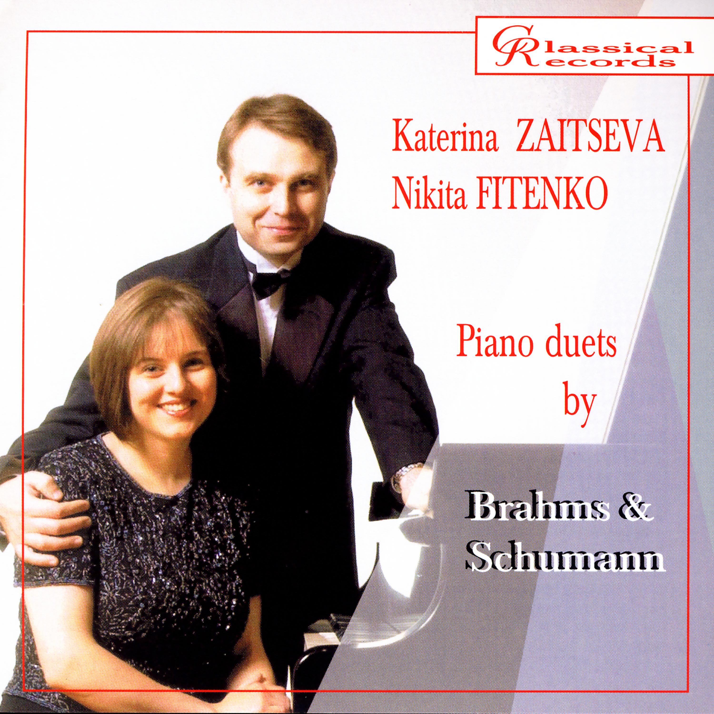 Постер альбома Piano Duets By Brahms & Schumann