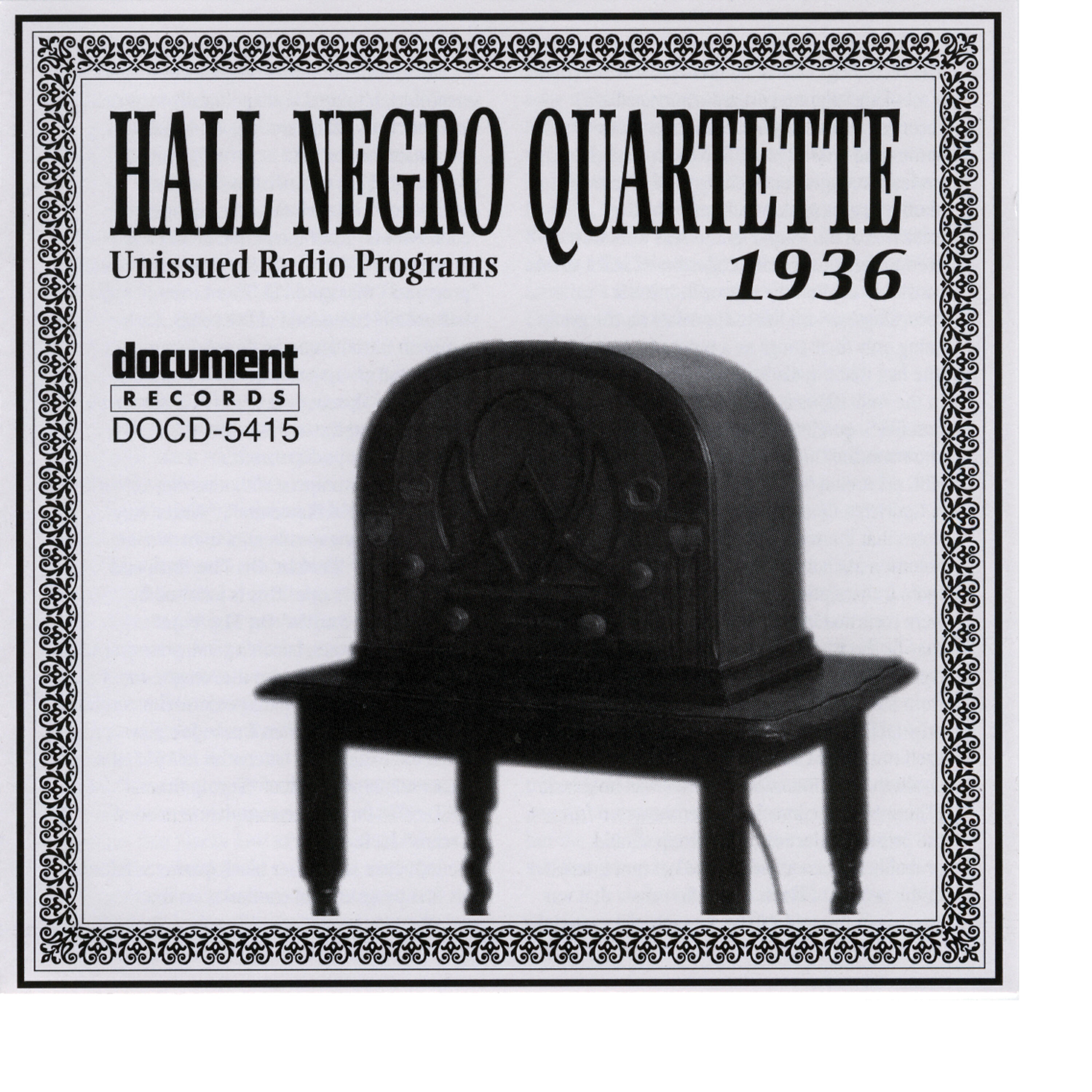 Hall Negro Quartette - State Song